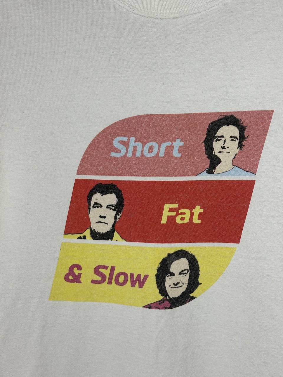 Vintage Top Gear HBO Short Fat Slow TV Show Cars T Shirt Size US L / EU 52-54 / 3 - 4 Thumbnail