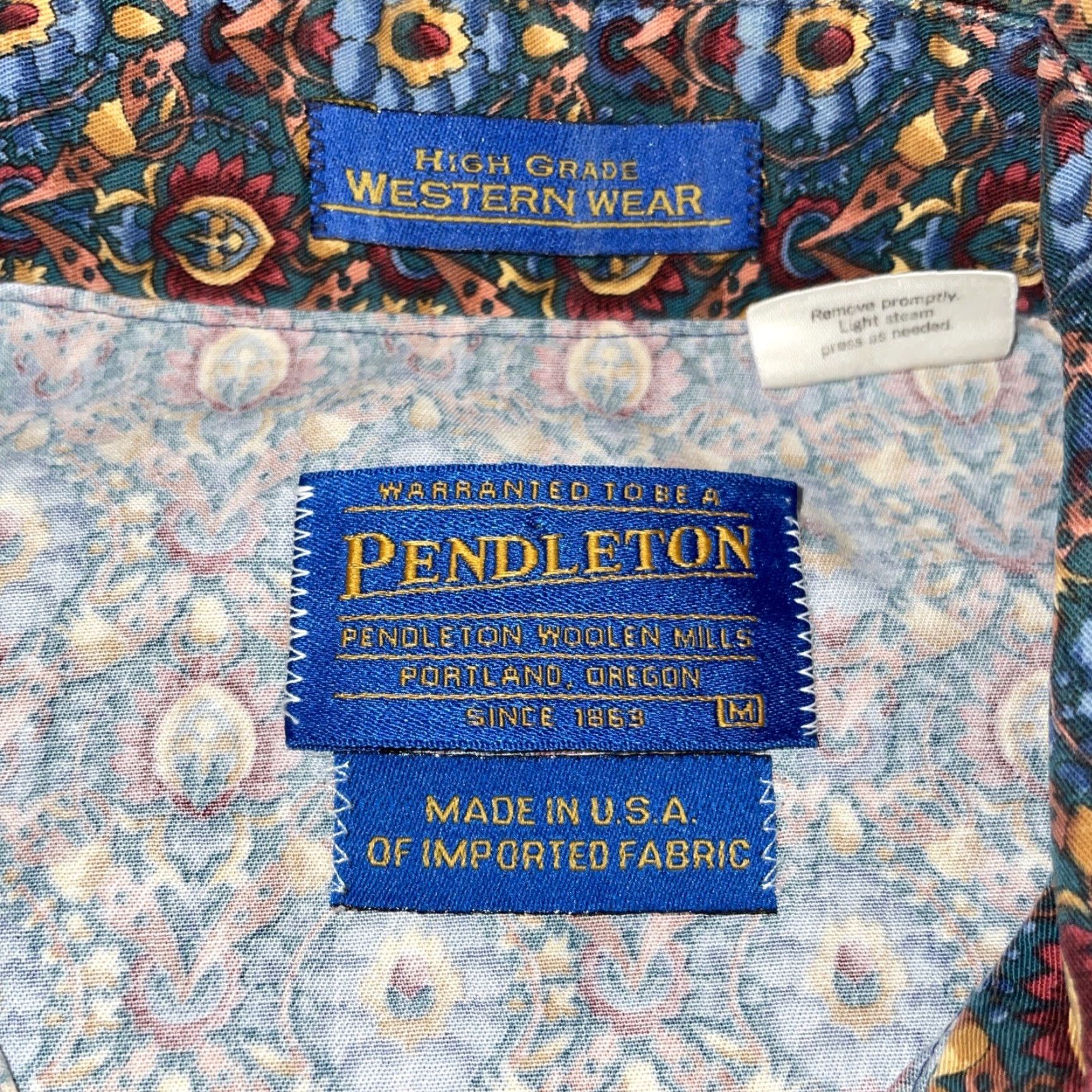 Pendleton Pendleton Button-Up Shirt Mens M Western Wear Long Sleeve Multicolor Size US M / EU 48-50 / 2 - 3 Thumbnail