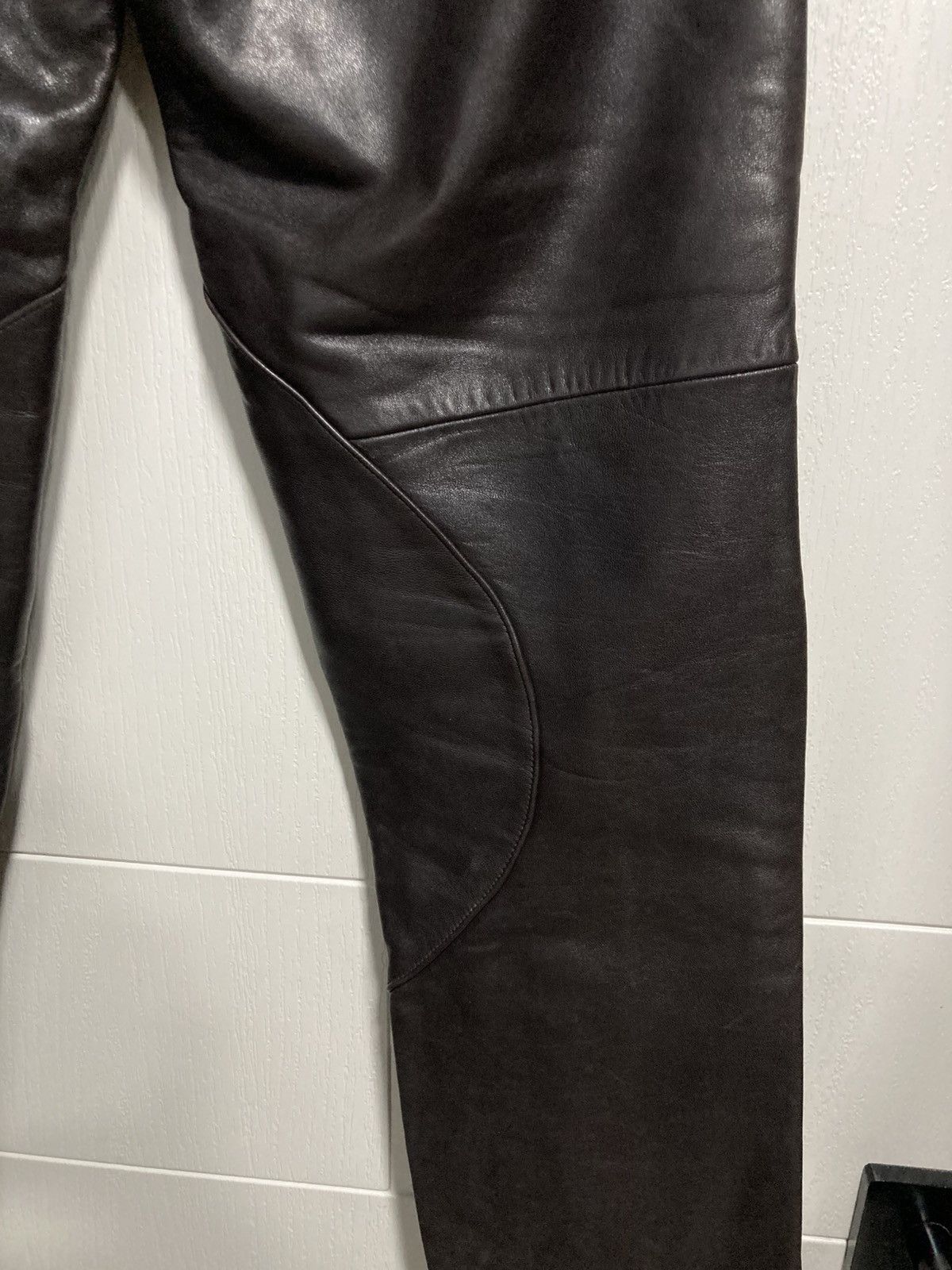 Issey Miyake 1996AW Issey Miyake Leather Biker Pants Archive Size US 33 - 7 Thumbnail