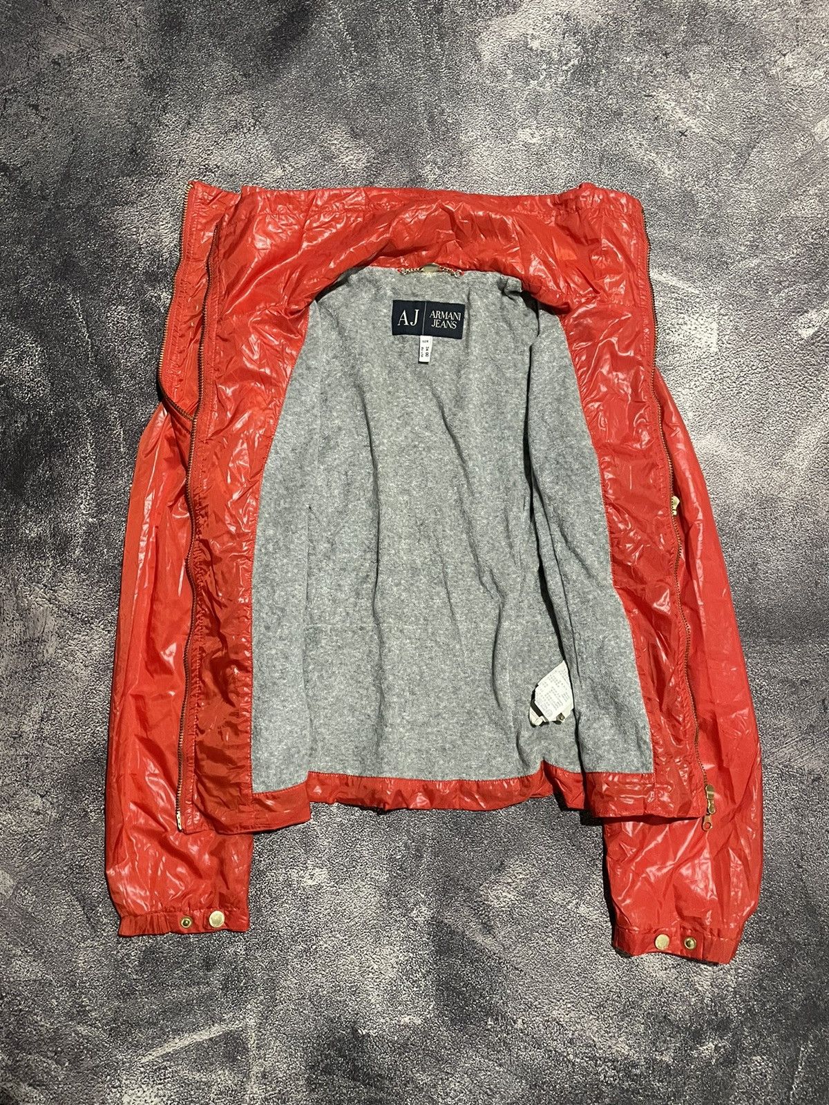 Armani Jeans Aniversary 30th Nylon Double Zipper Jacket