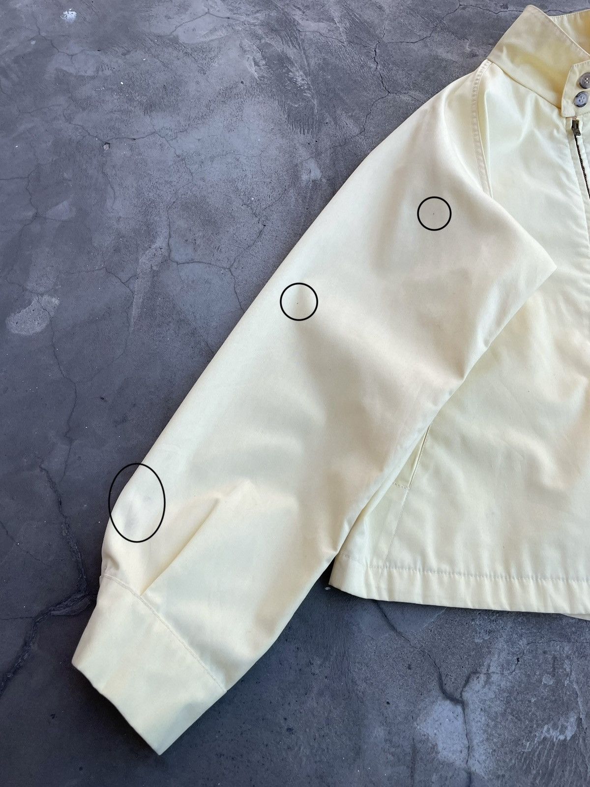 London Fog 1960s London Fog on Talon Zipper: Vintage Pastel Yellow Jack Size US M / EU 48-50 / 2 - 15 Thumbnail