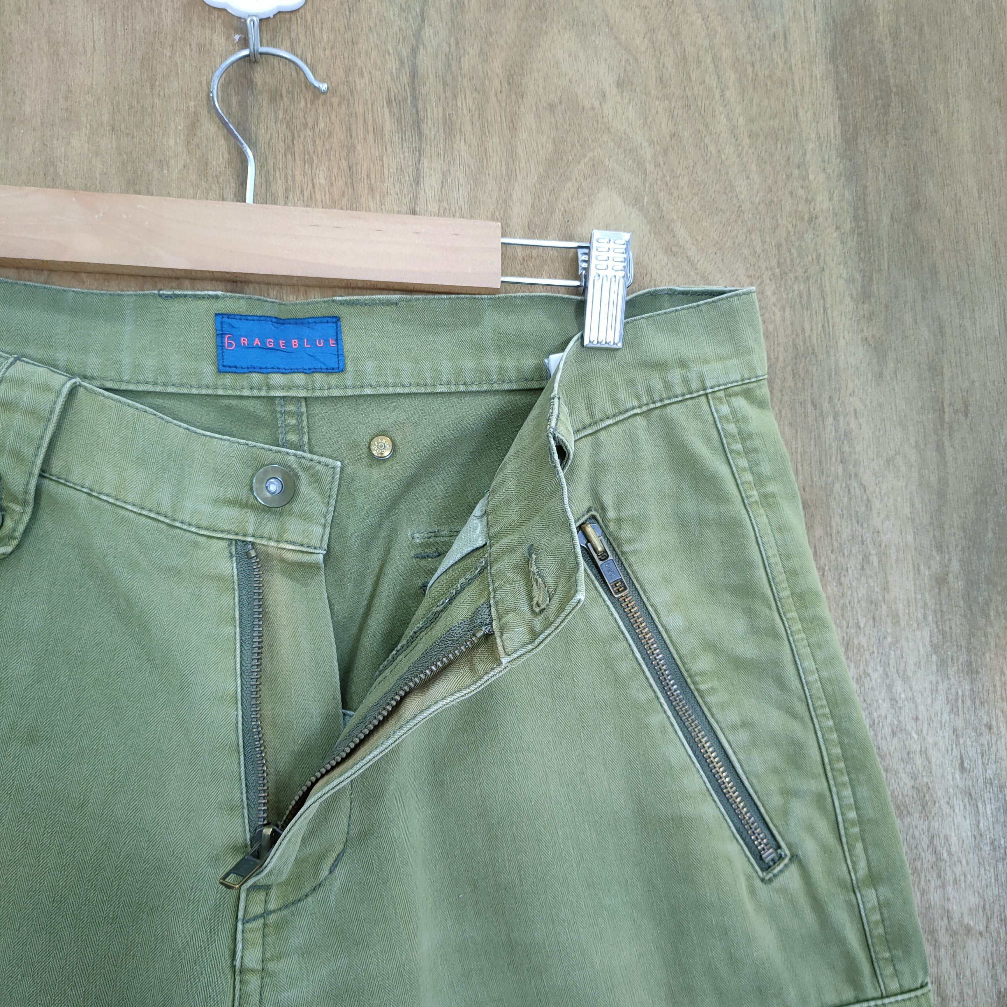 RAGEBLUE VINTAGE RAGEBLUE BAGGY CARGO PANTS Size US 32 / EU 48 - 11 Thumbnail