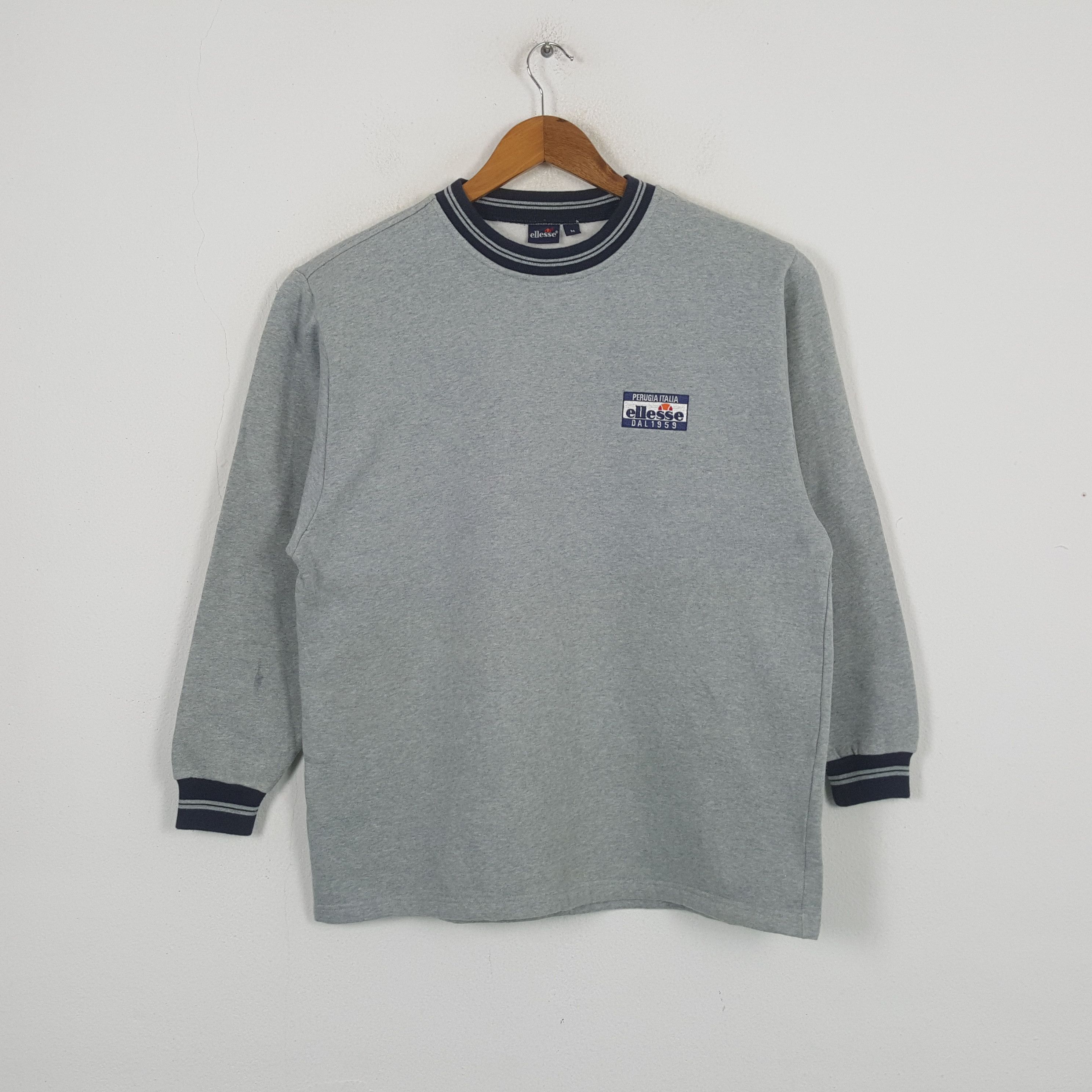 Ellesse × Vintage Vintage ELLESSE Italian Sportswear Sweatshirt C287N17 Size US M / EU 48-50 / 2 - 1 Thumbnail