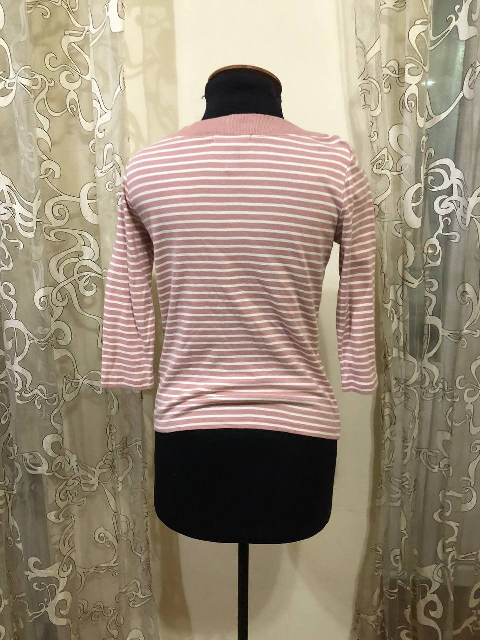 Polo Ralph Lauren Lauren Ralph Lauren Shirt Womens Petite Striped Sleeve Size S / US 4 / IT 40 - 9 Thumbnail