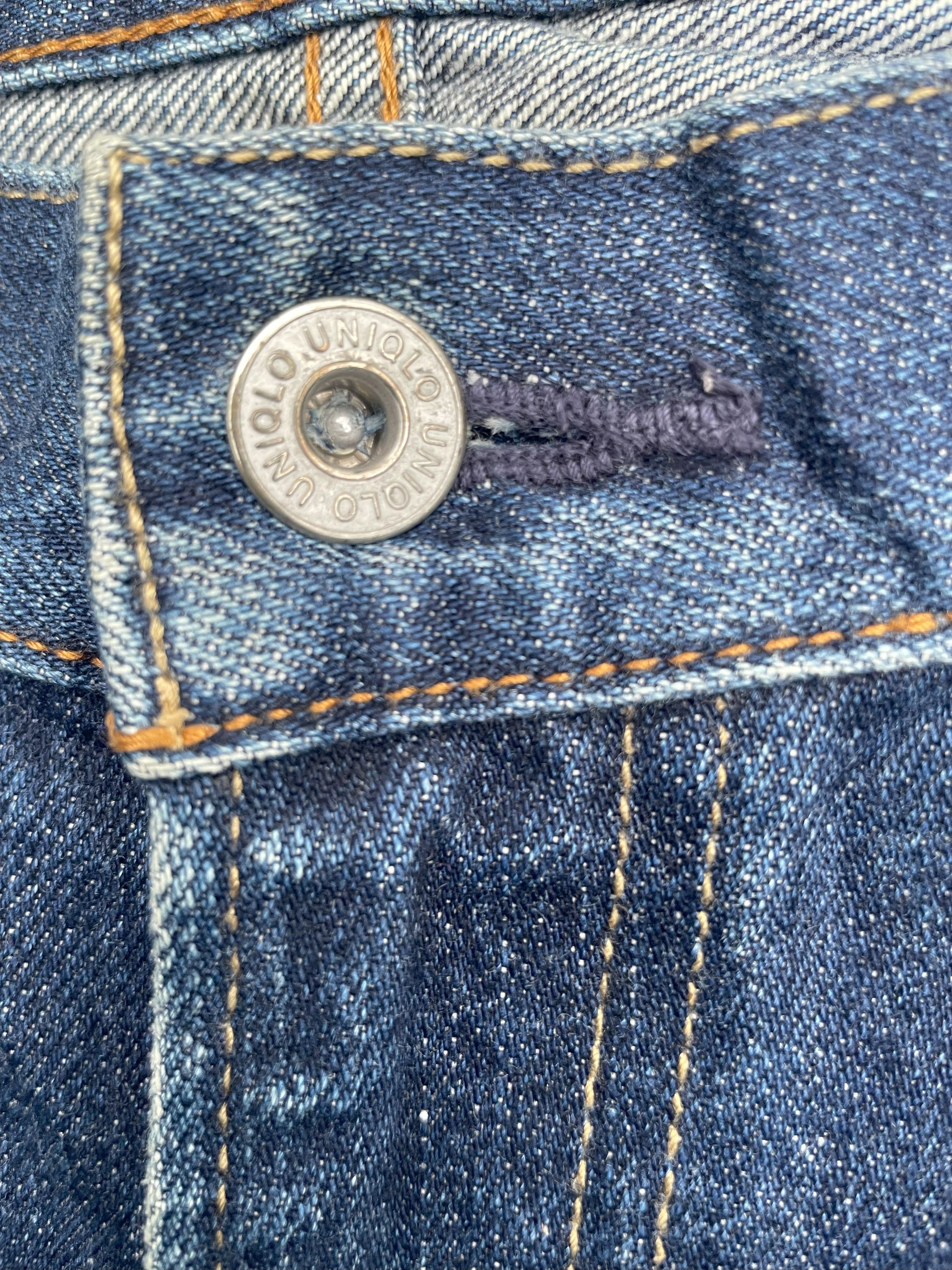 Japanese Brand Uniqlo Kaihara Redline Selvedge Denim Size US 35 - 14 Thumbnail