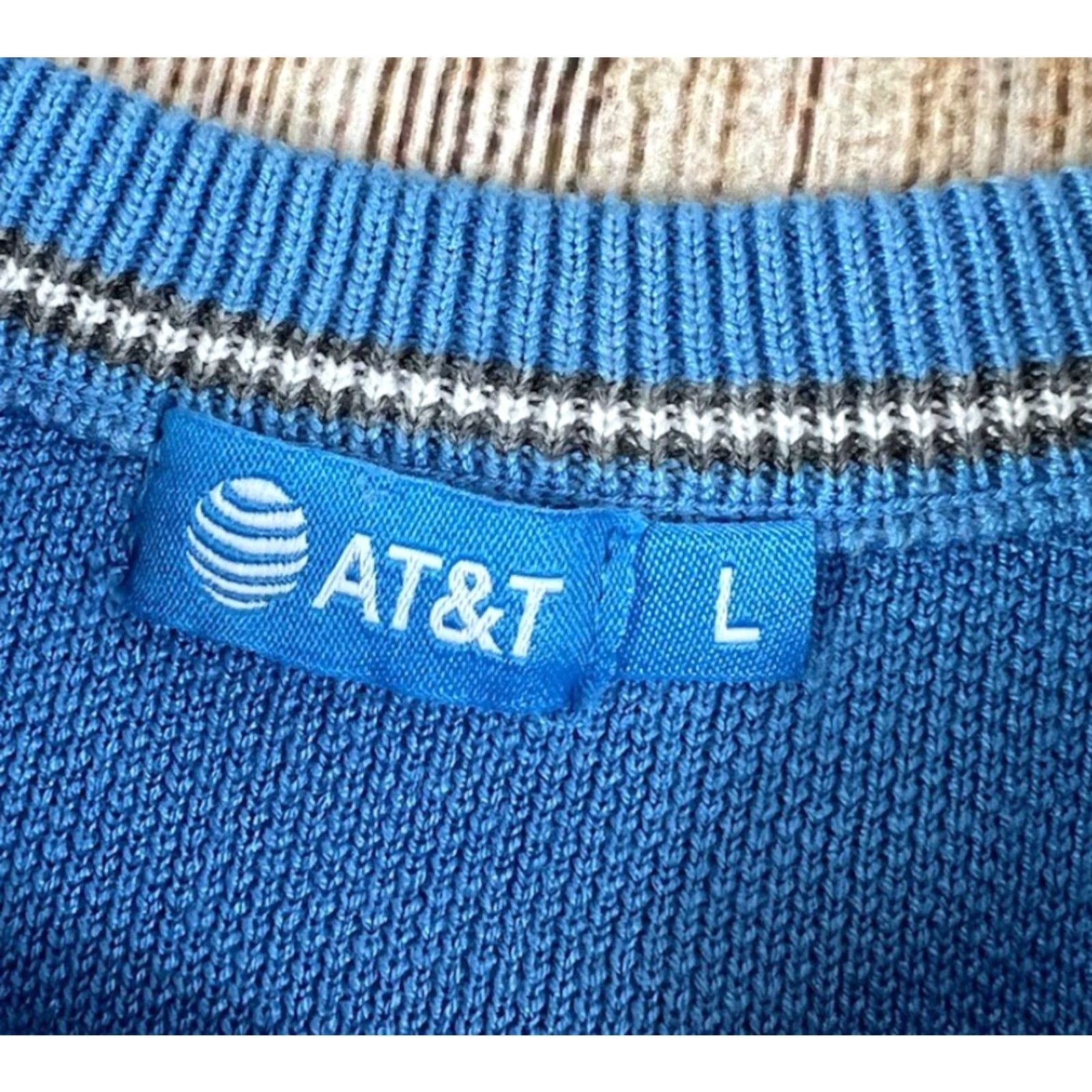 Vintage AT&T Employee Tensley Sweater Blue Grey L Women Pullover Gray Classic Rayon Size Large Size L / US 10 / IT 46 - 4 Thumbnail