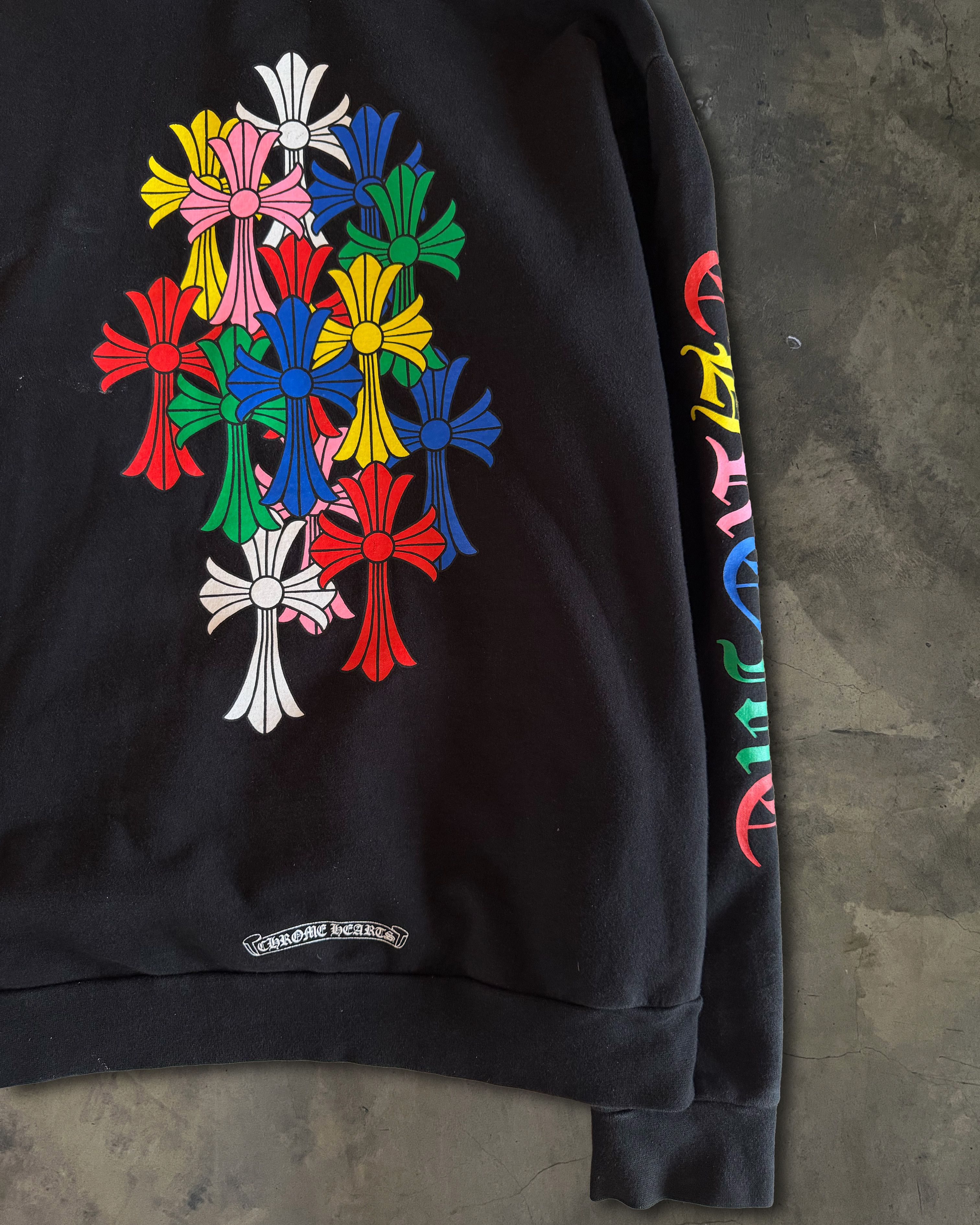 Chrome Hearts CHROME HEARTS MULTI COLOUR CROSS CEMETERY HOODIE Size US L / EU 52-54 / 3 - 5 Thumbnail