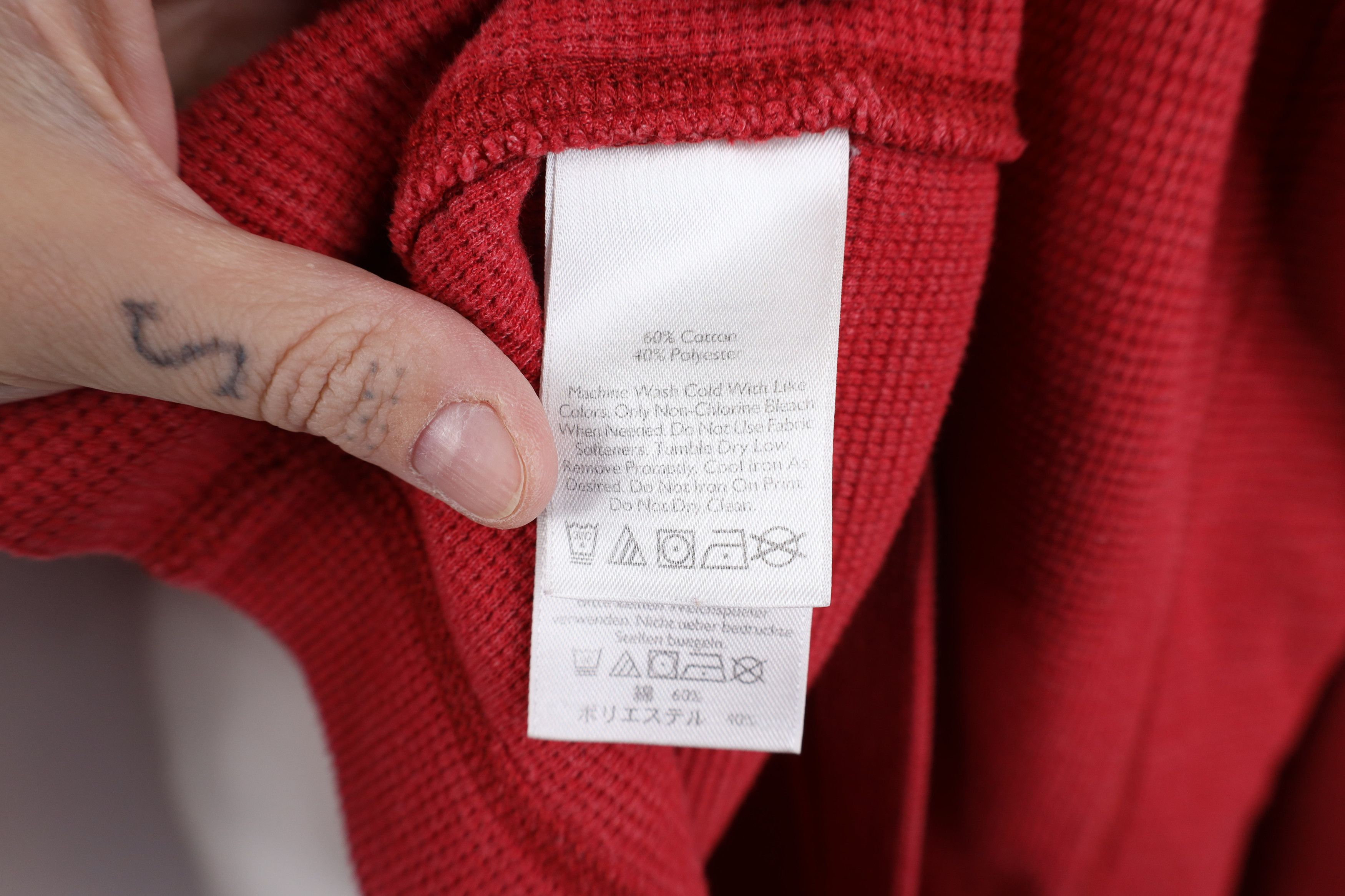 Eddie Bauer Vintage Y2K Eddie Bauer Waffle Knit Long Sleeve T-Shirt Size US L / EU 52-54 / 3 - 6 Thumbnail