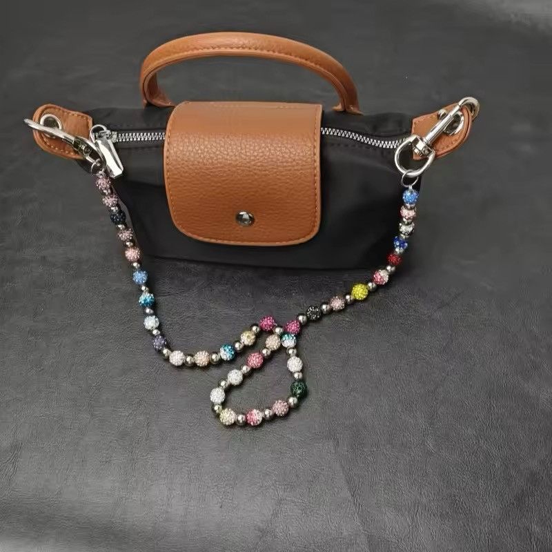 Designer Round Bead Rhinestone Colored Waist Chain Size ONE SIZE - 11 Thumbnail