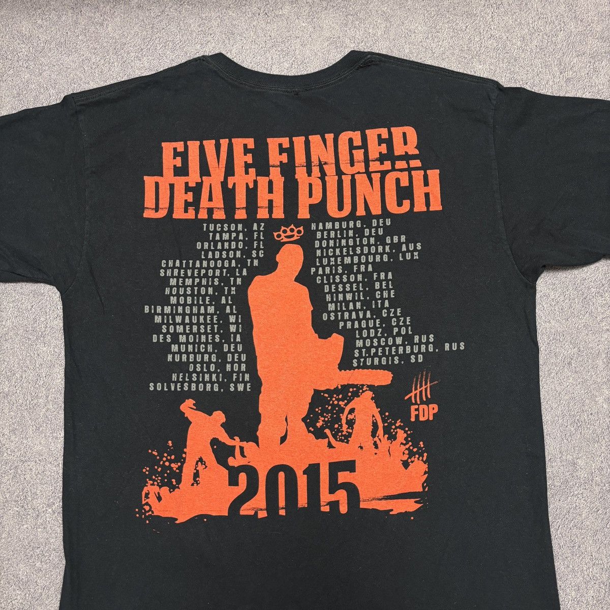 Band Tees × Vintage Five Finger Death Punch Shirt Vintage Band Tees Size US L / EU 52-54 / 3 - 11 Thumbnail