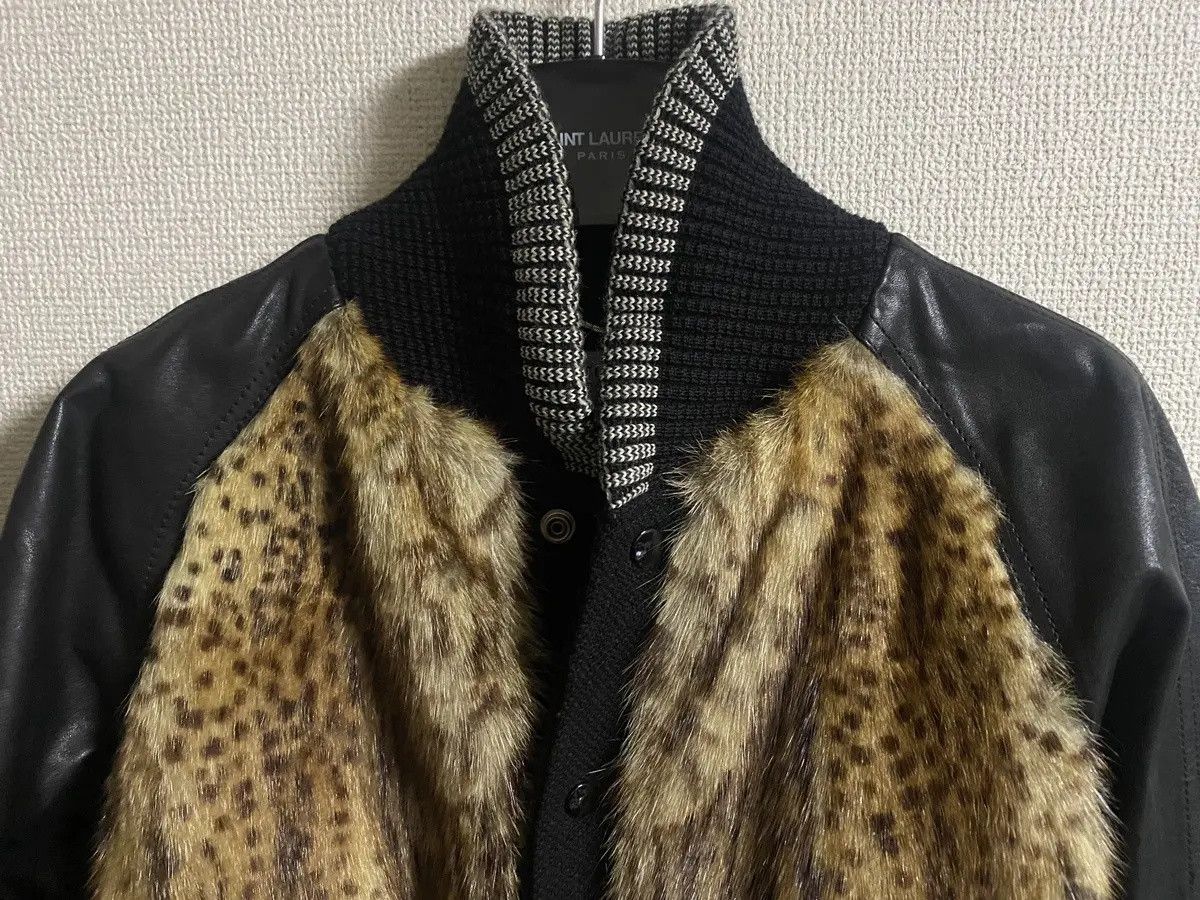 Hedi Slimane × Saint Laurent Paris aw14 coyote fur teddy leather jacket saint laurent paris Size US L / EU 52-54 / 3 - 2 Thumbnail