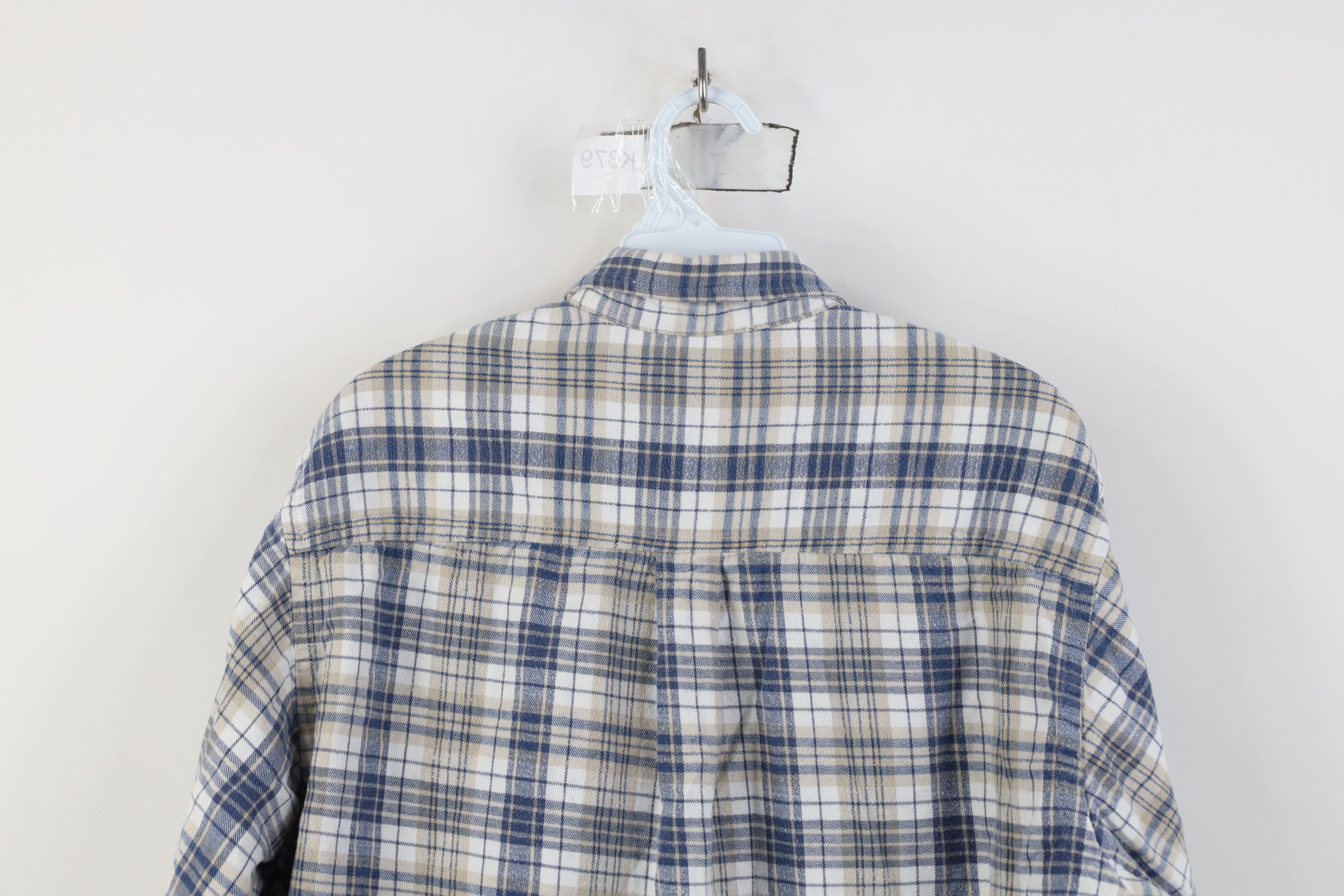 Vintage Vintage 90s Streetwear Collared Button Down Shirt Plaid Size US XL / EU 56 / 4 - 9 Thumbnail