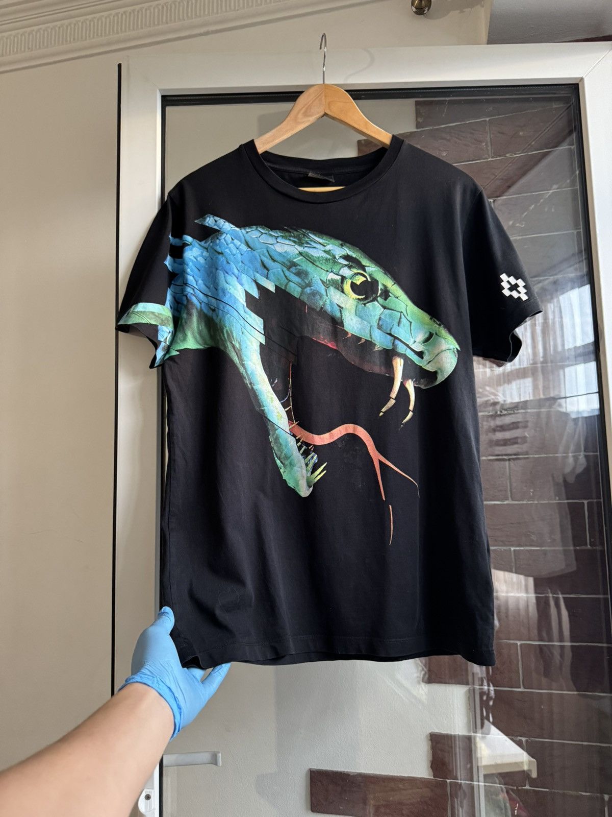 Marcelo Burlon Rare Marcelo Burlon Snake Logo shirt Size US M / EU 48-50 / 2 - 3 Thumbnail