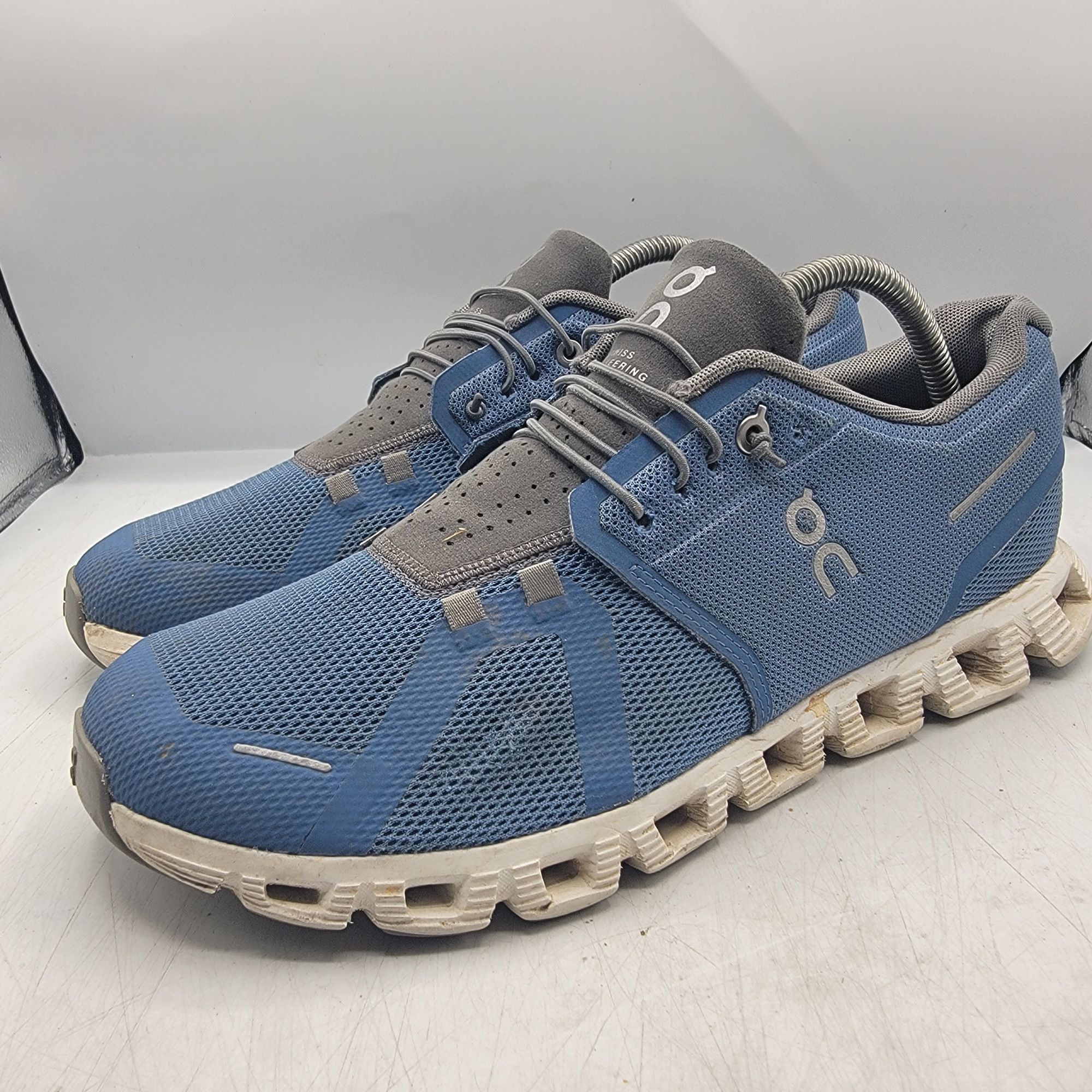 On On Cloud 5 Mens 10.5 Blue Stellar Eclipse Athletic Shoes Run Size US 10.5 / EU 43-44 - 3 Thumbnail