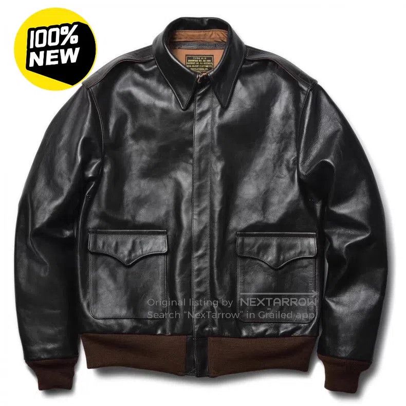 The Real McCoy's The Real McCoys A-2 leather coat Size US L / EU 52-54 / 3 - 1 Thumbnail