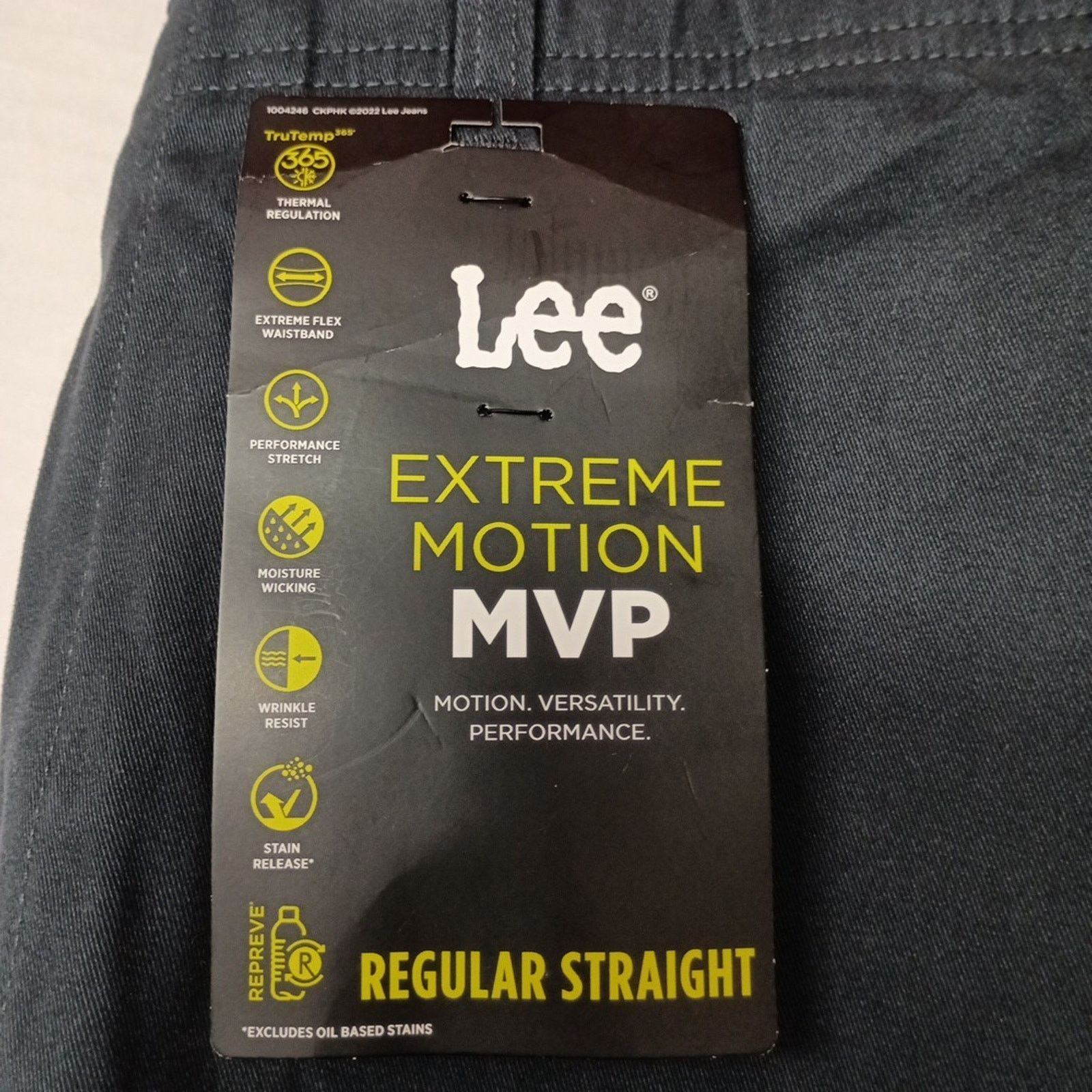Lee Lee Extreme Motion MVP Pants Men's 48x30 Navy Blue Regular Size US 44 / EU 60 - 2 Thumbnail