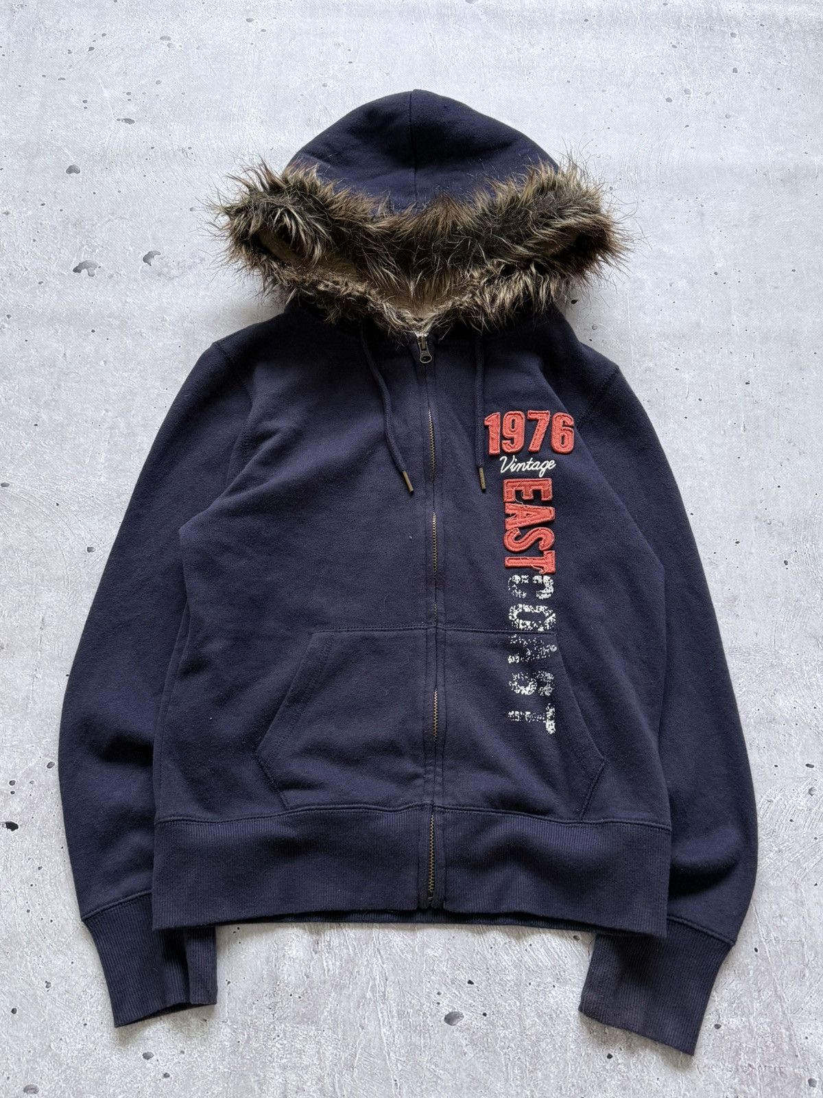 Hysteric Glamour If Six Was Nine Style Fur Hood Zip Hoodie