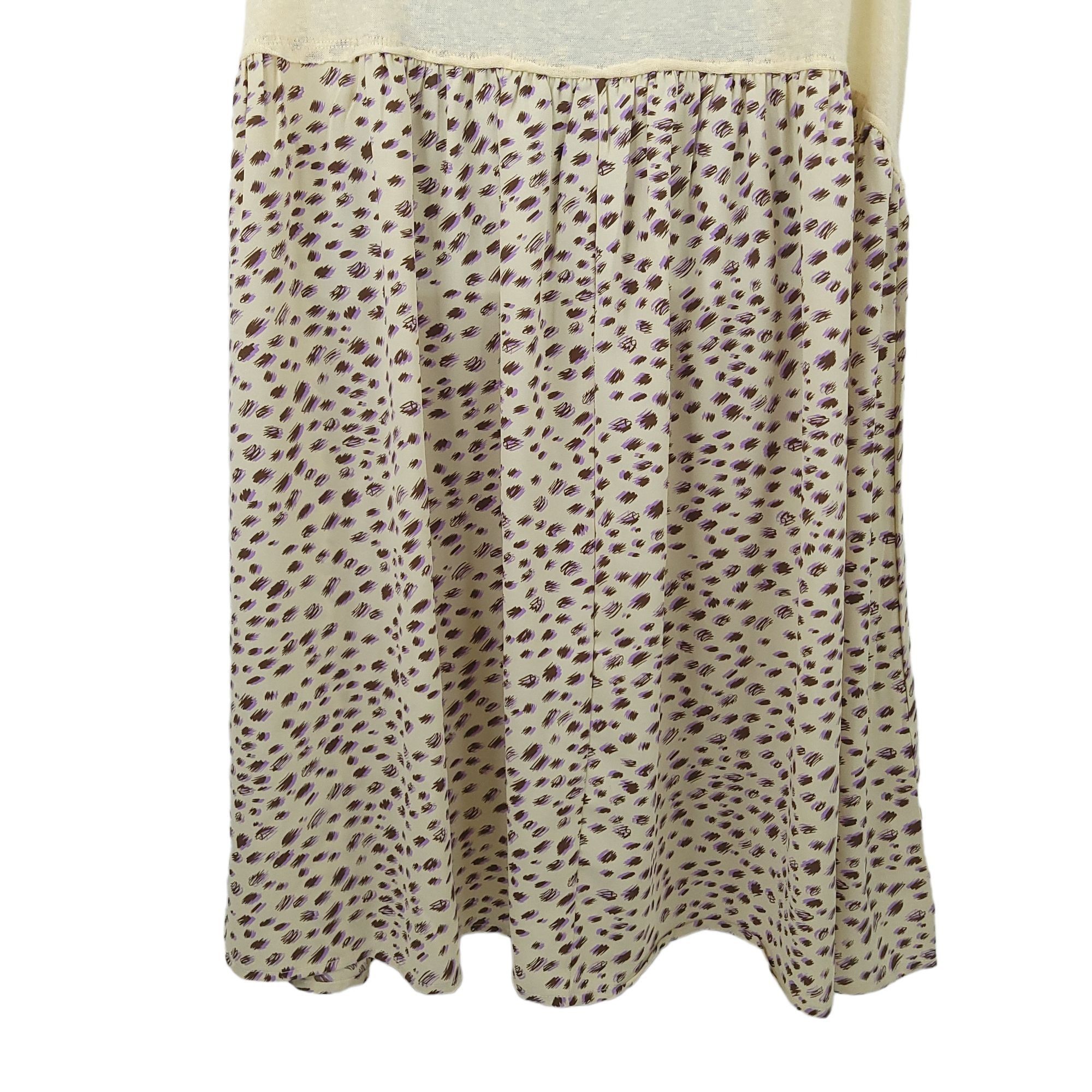 Other Umgee Boho Dress L Cream Sleeveless Leopard Print Animal Mix Size L / US 10 / IT 46 - 4 Thumbnail