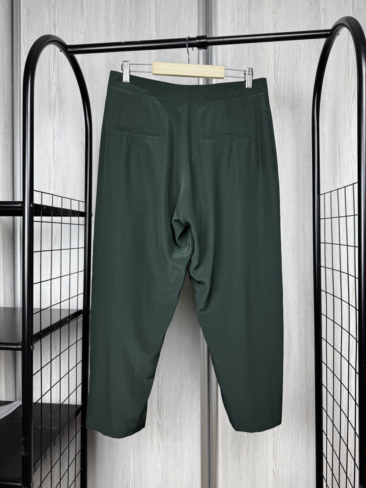 Marni Marni green 100% silk women’s pants size 40 Size 27" / US 4 / IT 40 - 5 Thumbnail