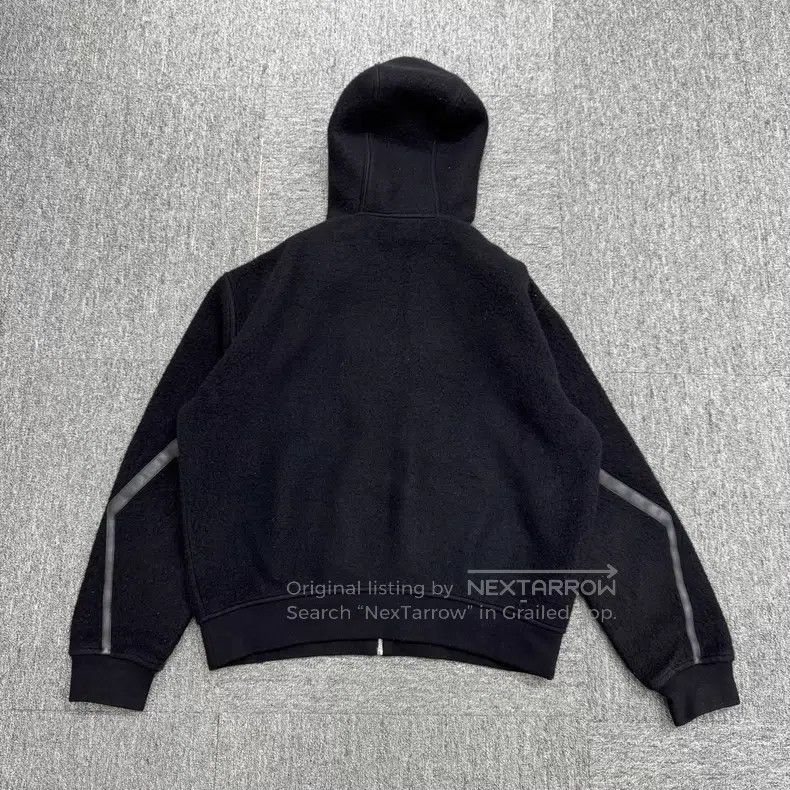 Hermes Hermes Leather patch pocket wool hooded sweatshirt Size US L / EU 52-54 / 3 - 2 Thumbnail
