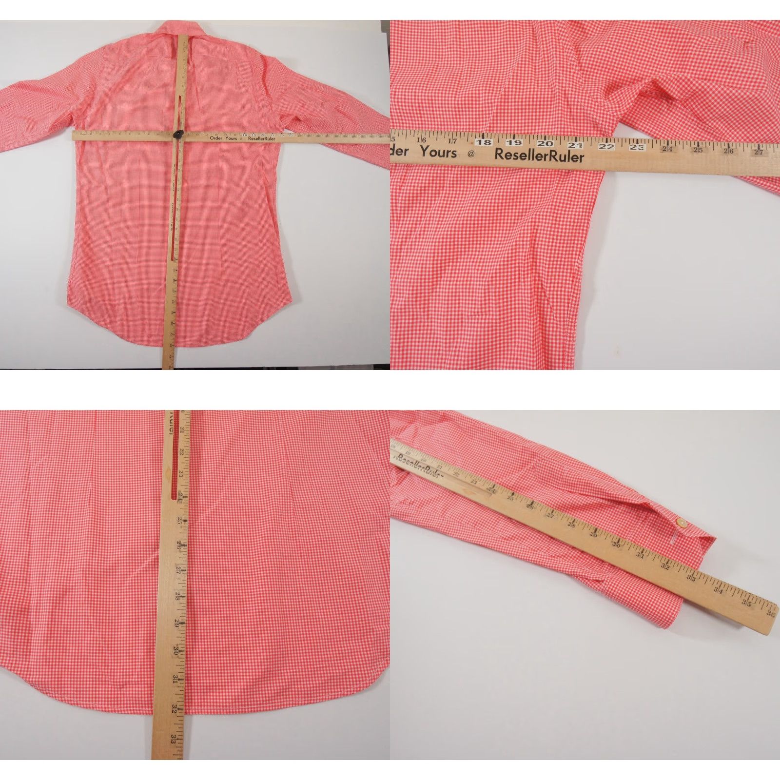 Paul Smith VINTAGE Paul Smith Men's Shirt Long Sleeve Button Up Collared Check Red Adult 16 Casual Business Wedding Size US L / EU 52-54 / 3 - 8 Thumbnail
