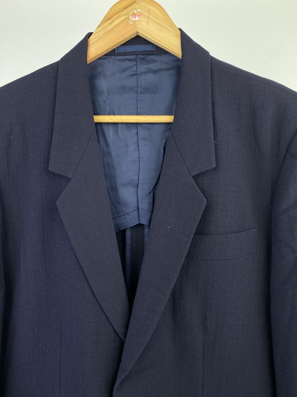Yohji Yamamoto Vintage 80’s 90’s Y’s for Men Navy Blazer Jacket Size US S / EU 44-46 / 1 - 4 Thumbnail
