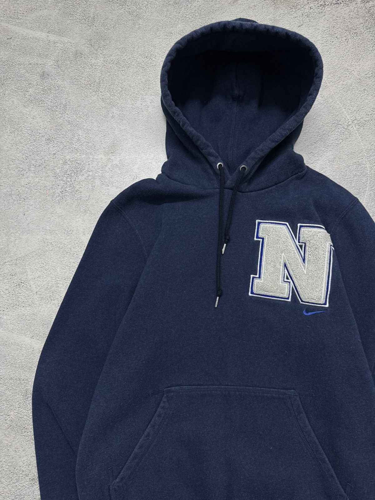 Nike Vintage Y2K Nike Big Swoosh Hoodie 00’s Size US S / EU 44-46 / 1 - 6 Thumbnail