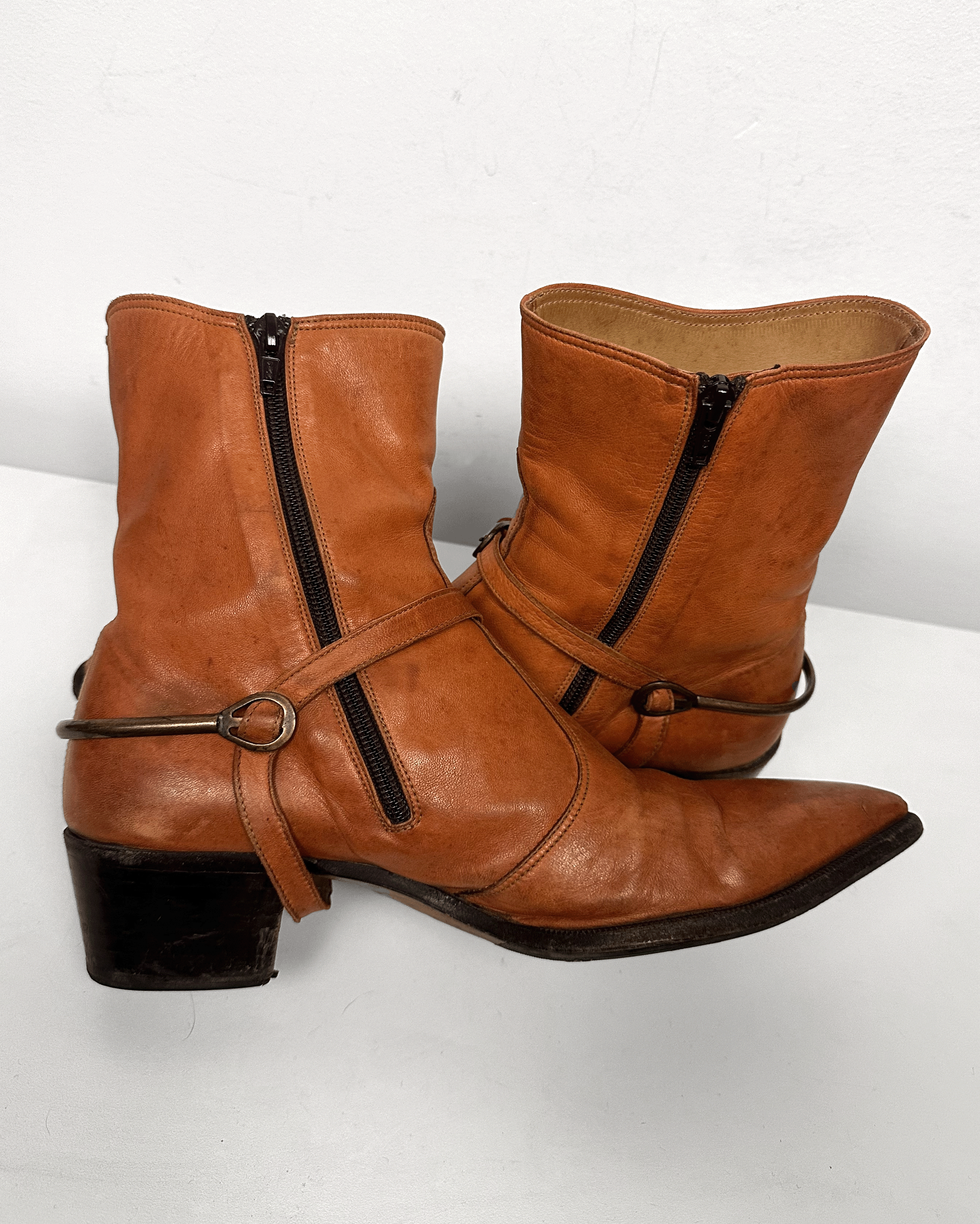 Maison Margiela Maison Margiela Red Cowboy Harness Boots Size US 7.5 / EU 40-41 - 7 Thumbnail