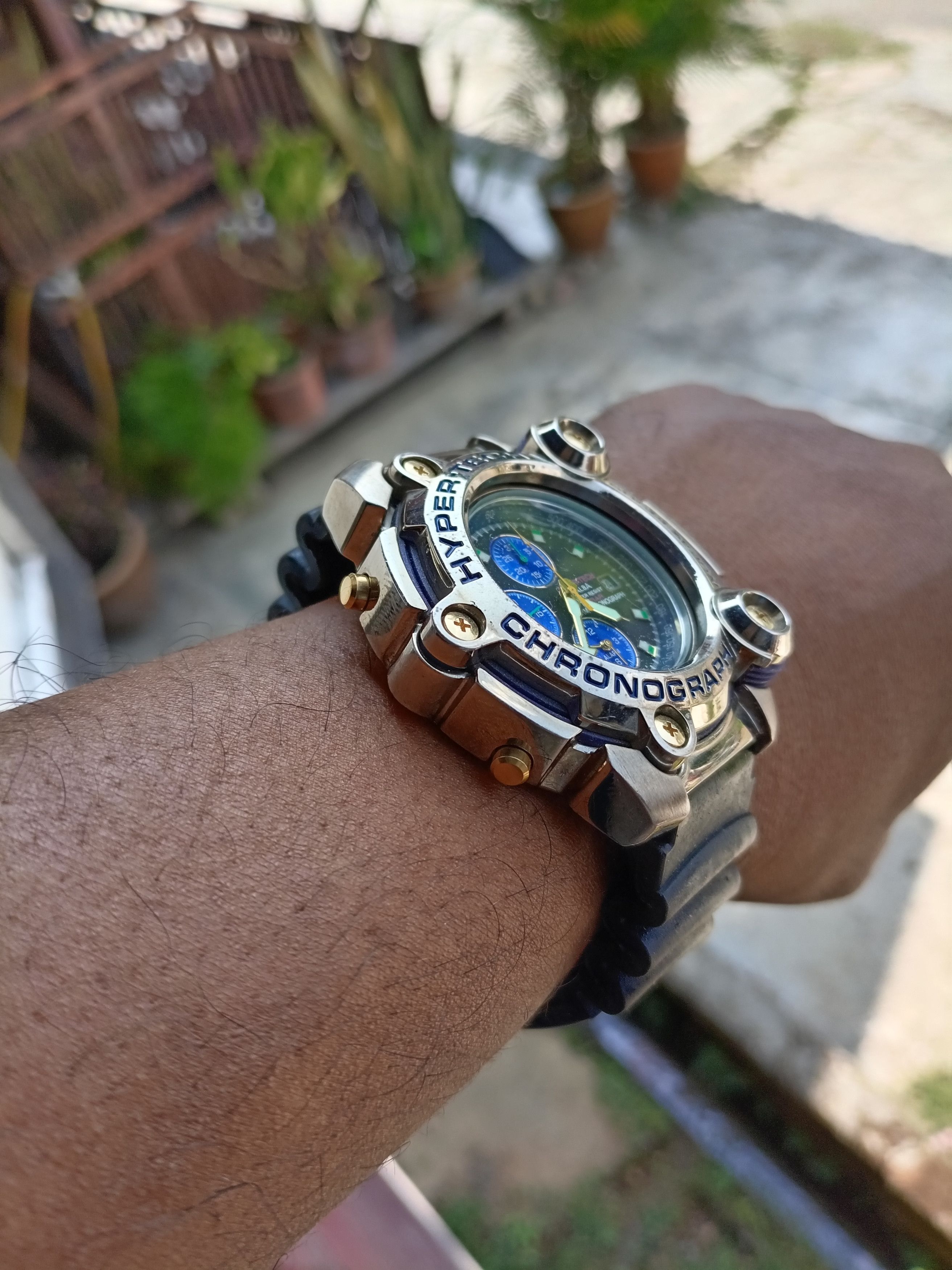 ALBA × Seiko Seiko alba hyper-tech y182-7A40 chronograph watch Size ONE SIZE - 4 Thumbnail