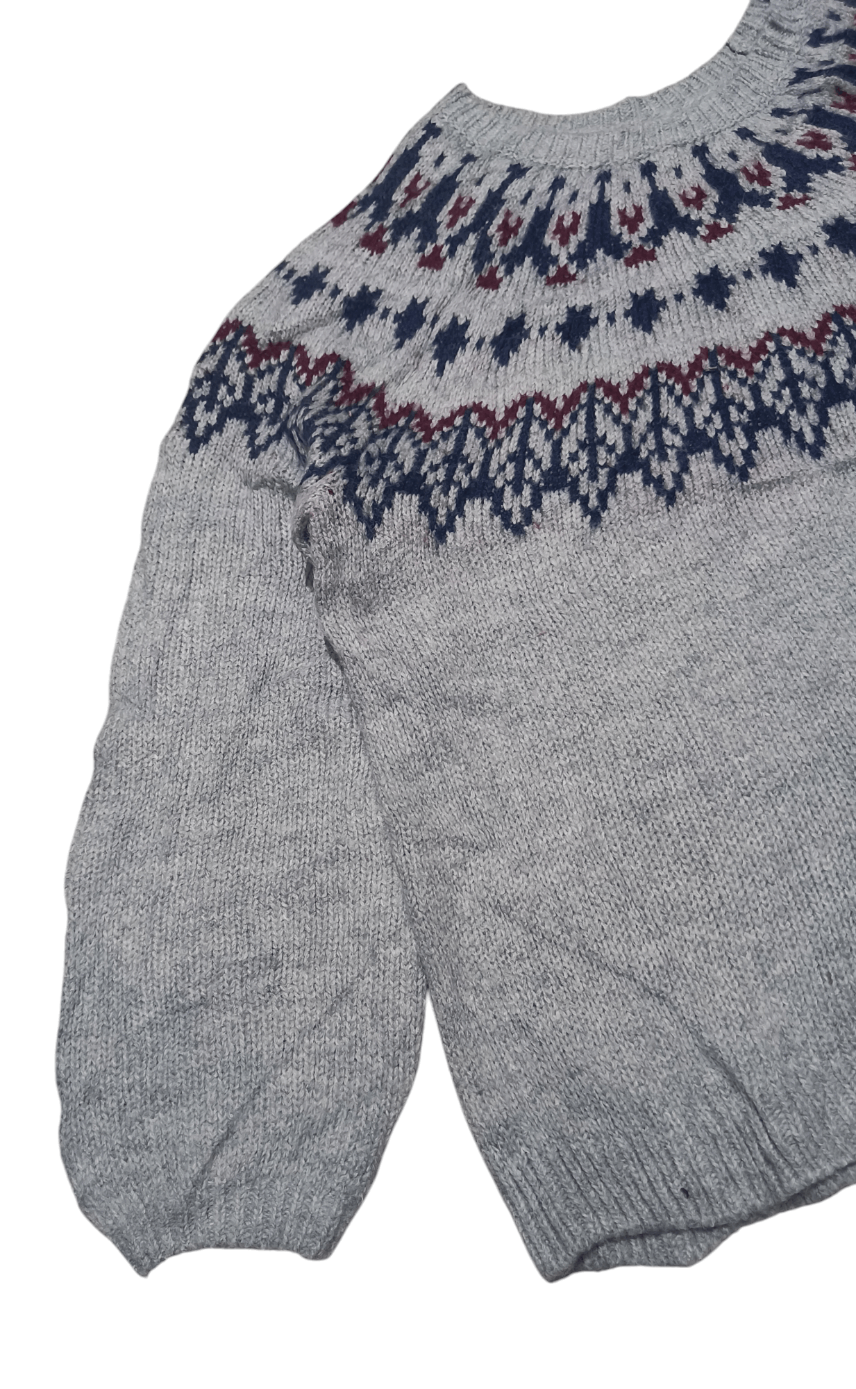 Old Navy Vintage 90s OLD NAVY Ethnic Striped Motifs Knit Sweater Size US L / EU 52-54 / 3 - 3 Thumbnail