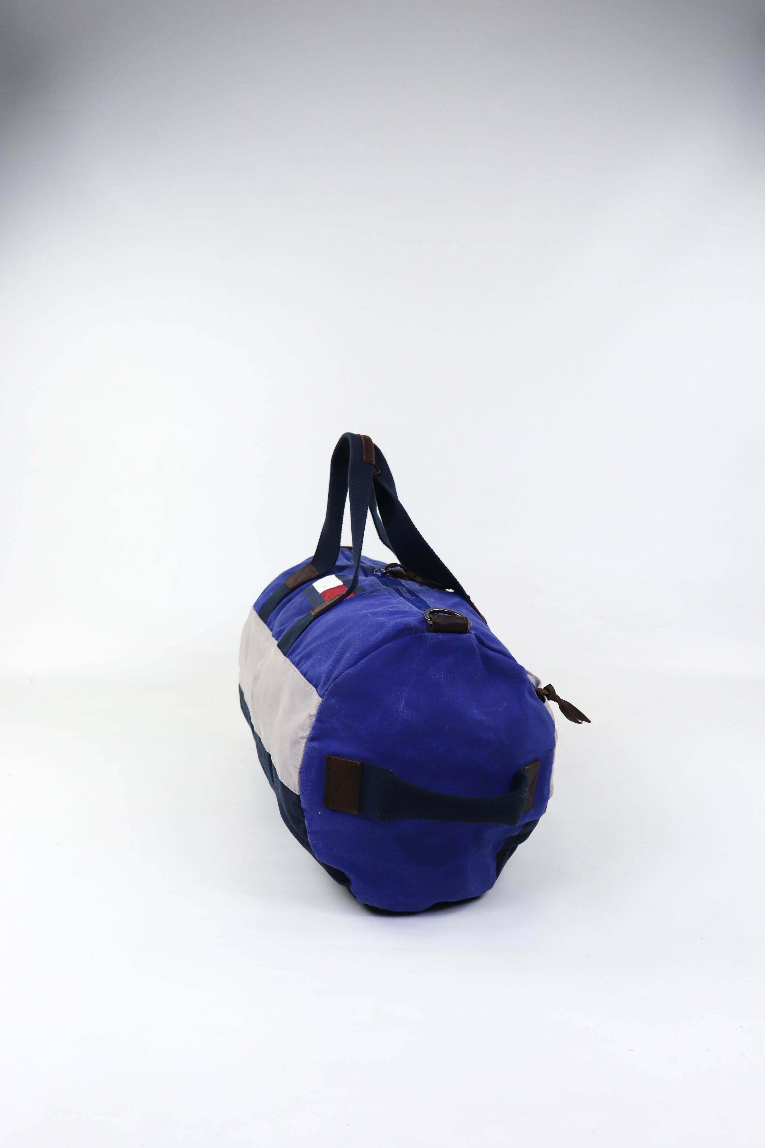 Tommy Hilfiger Tommy Hilfiger Sun Faded Blue/Navy/Gray Canvas Duffle Bag Size ONE SIZE - 2 Thumbnail