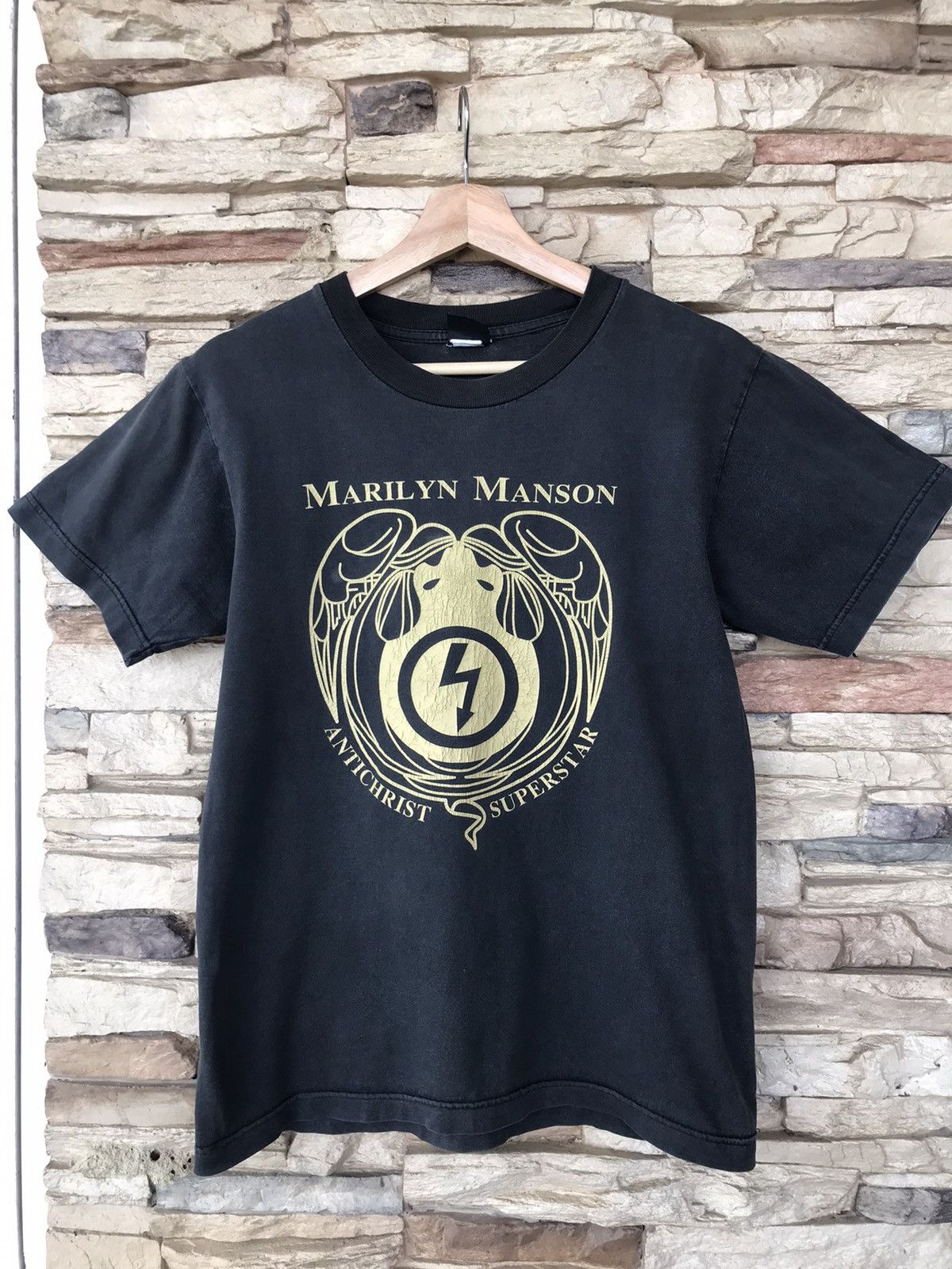 Band Tees Vintage Y2K Marilyn Manson Distressed Band Tee Size US S / EU 44-46 / 1 - 1 Thumbnail