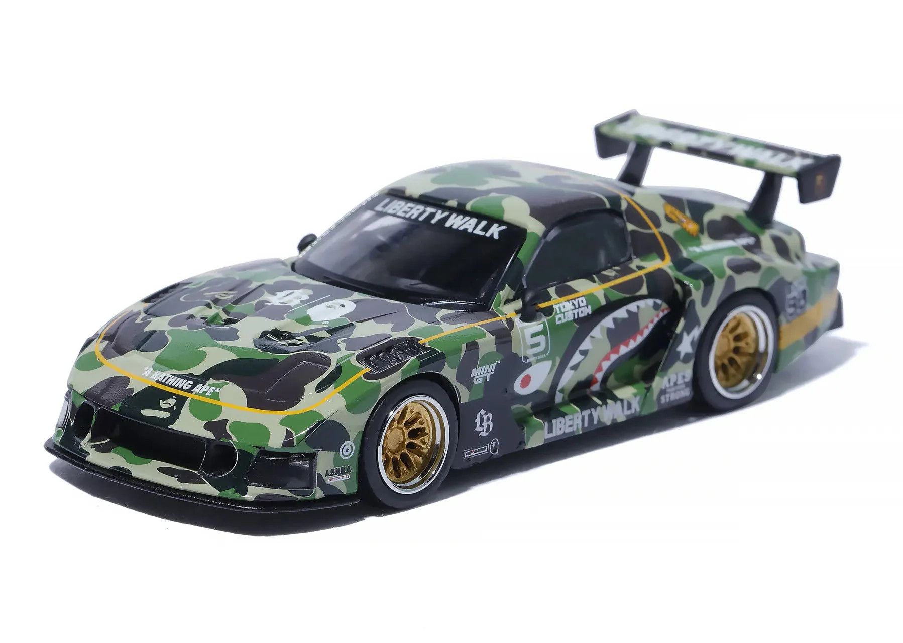 Bape BAPE X LBWK Mini GT ABC Camo McLarren 720S 1/64 | Grailed