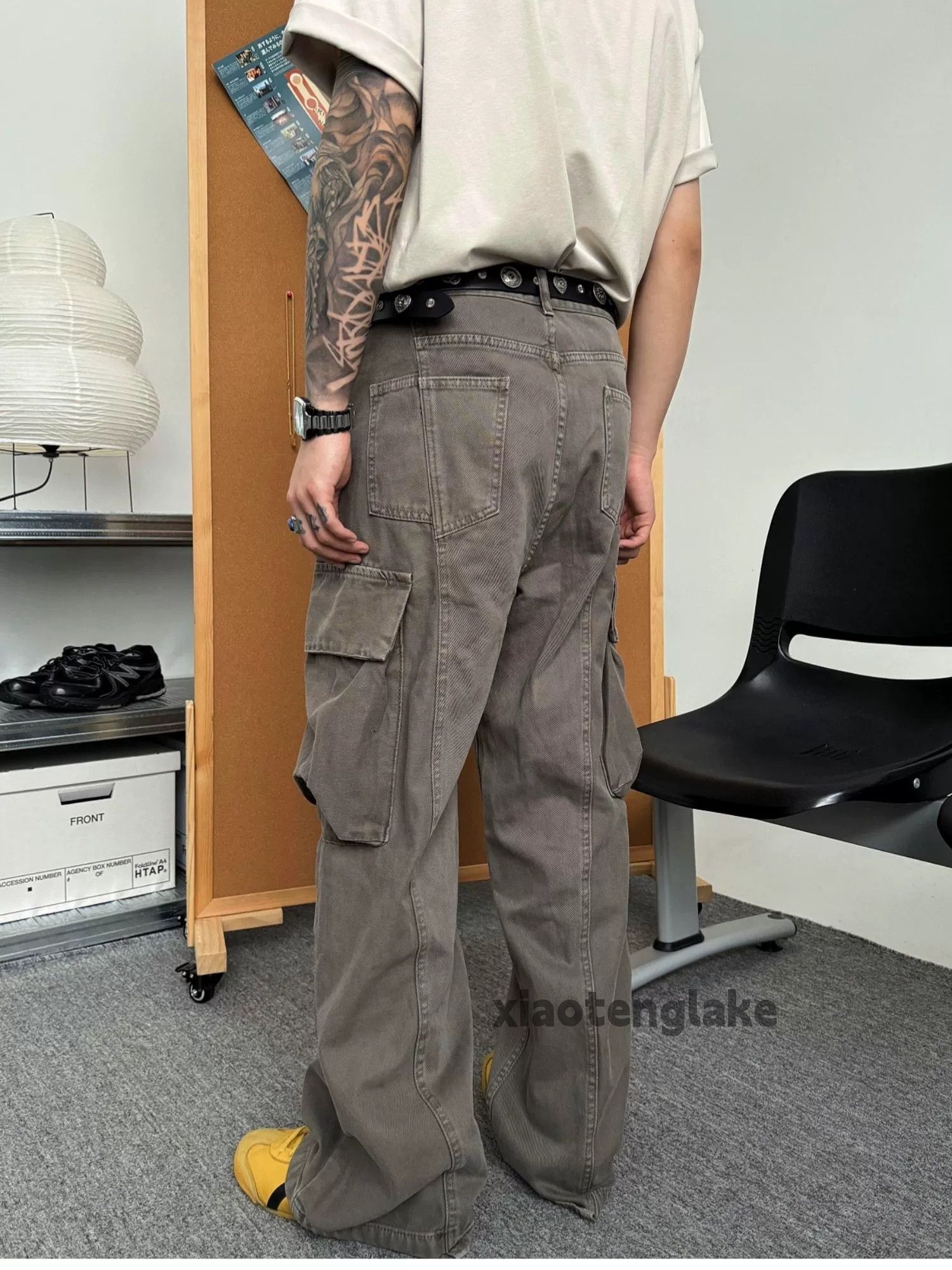 Designer × Japanese Brand × Vintage washed faded cleanfit patchwork outdoor cargo pants Size US 30 / EU 46 - 9 Thumbnail