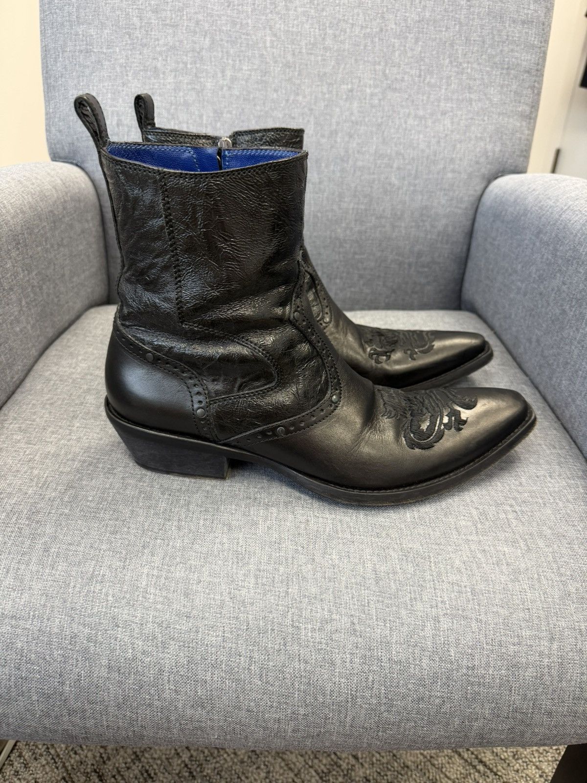 Mark Nason FINAL PRICE DROP Vintage Rocker Boots Size US 8.5 / EU 41-42 - 7 Thumbnail