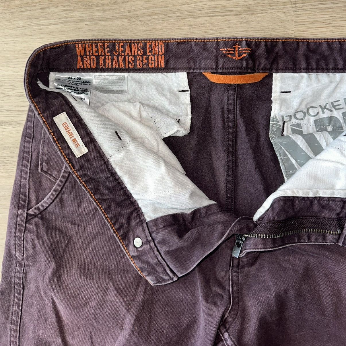 Dockers Slim tapered chinos Size US 34 / EU 50 - 4 Thumbnail