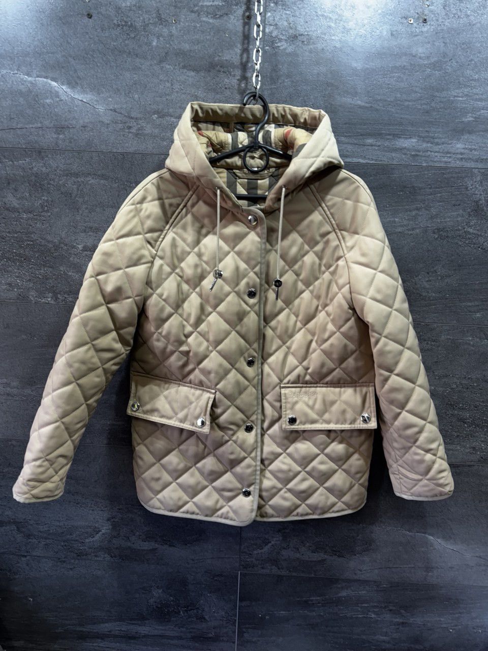 Burberry BURBERRY Meddon Quilted Nova Check Jacket Size XS Size XS / US 0-2 / IT 36-38 - 3 Thumbnail