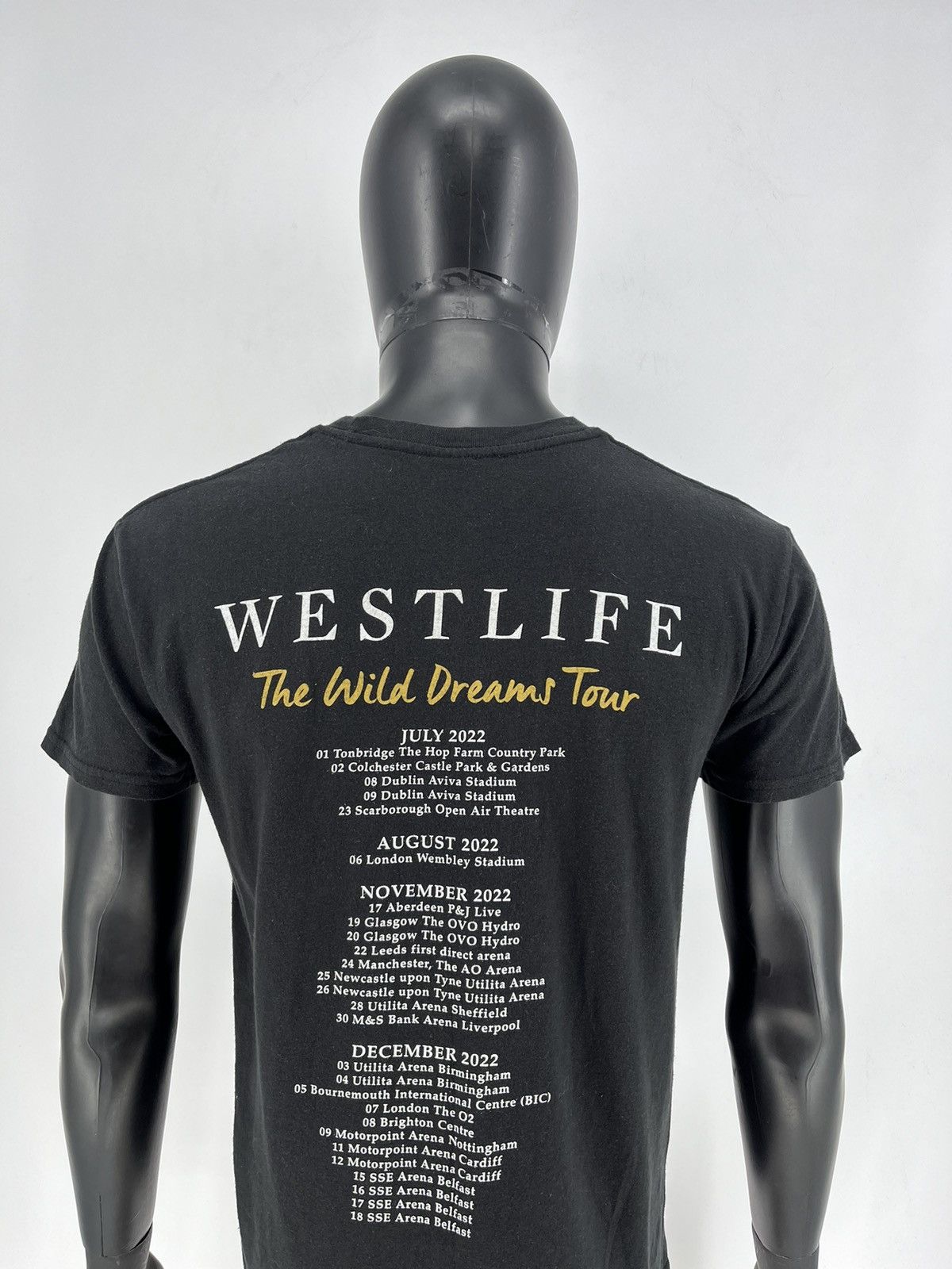 Band Tees × Vintage The Westlife The Wild Dreams Tour Concert 2022 T-Shirt Size US M / EU 48-50 / 2 - 9 Thumbnail
