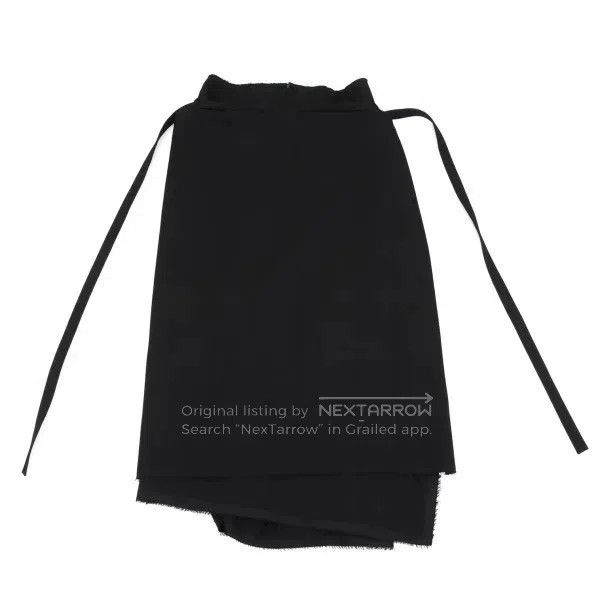 Comme des Garcons Comme Des Garcons size S Black vintage tie half skirt Size 23" - 3 Thumbnail