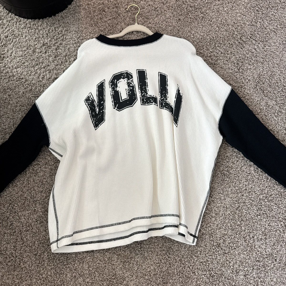 Designer × Vintage White and black Volli clothing long sleeve Size US L / EU 52-54 / 3 - 1 Thumbnail