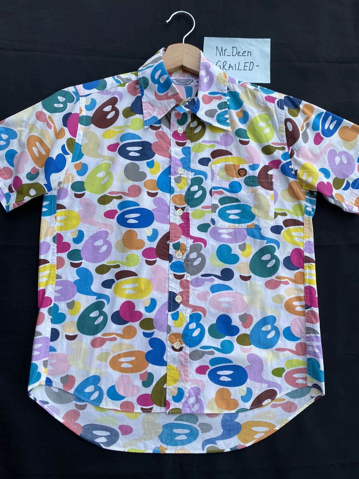 Bape Baby Milo Multicamo Button Up Shirt Size US XS / EU 42 / 0 - 5 Thumbnail