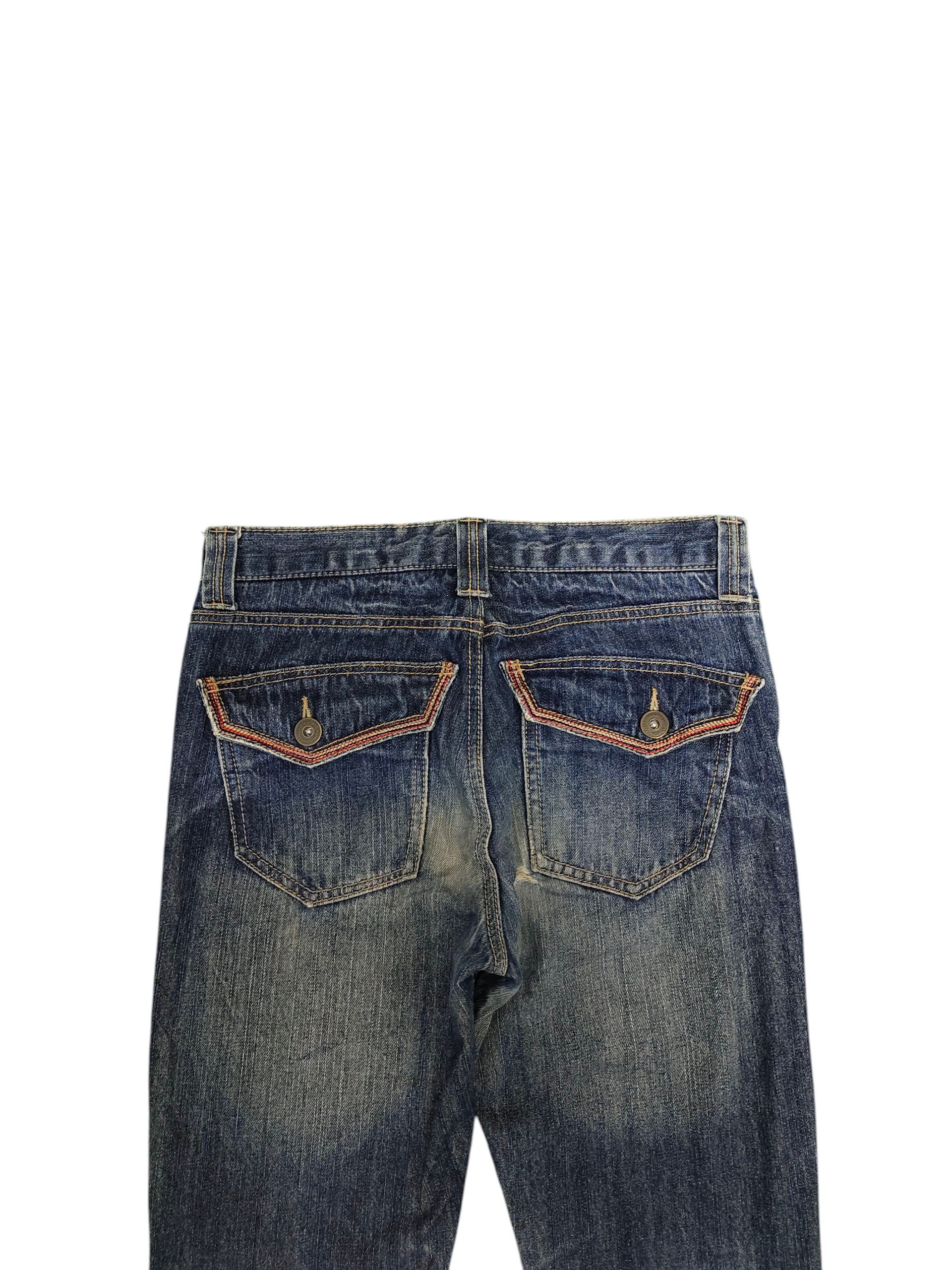 Comme des Garcons × Undercover Vintage Clef De Sol Japan Clawmark Distress Denim Jeans Size US 30 / EU 46 - 9 Thumbnail