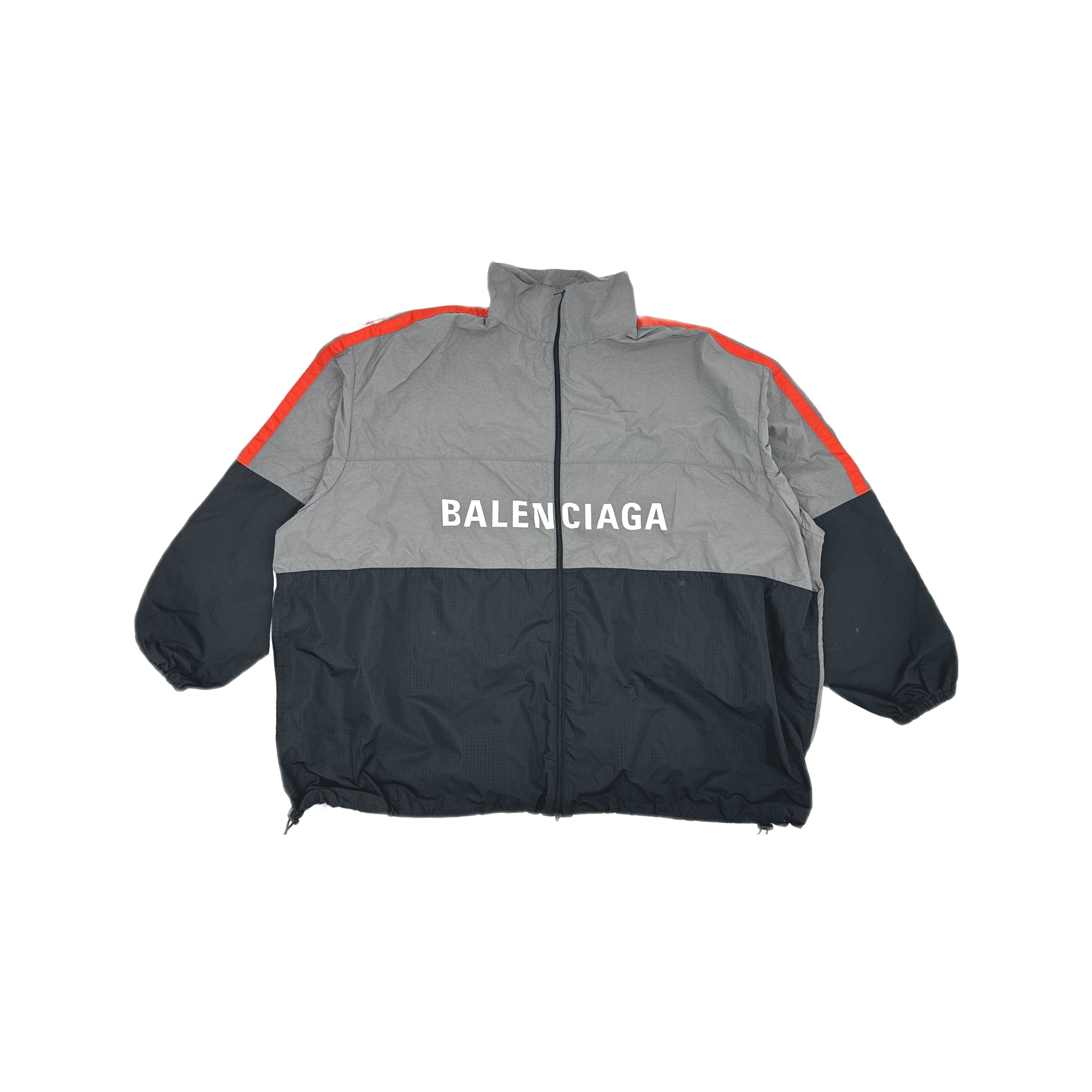 Balenciaga Balenciaga Logo Colorblock Windbreaker Jacket 52 Size US L / EU 52-54 / 3 - 1 Thumbnail