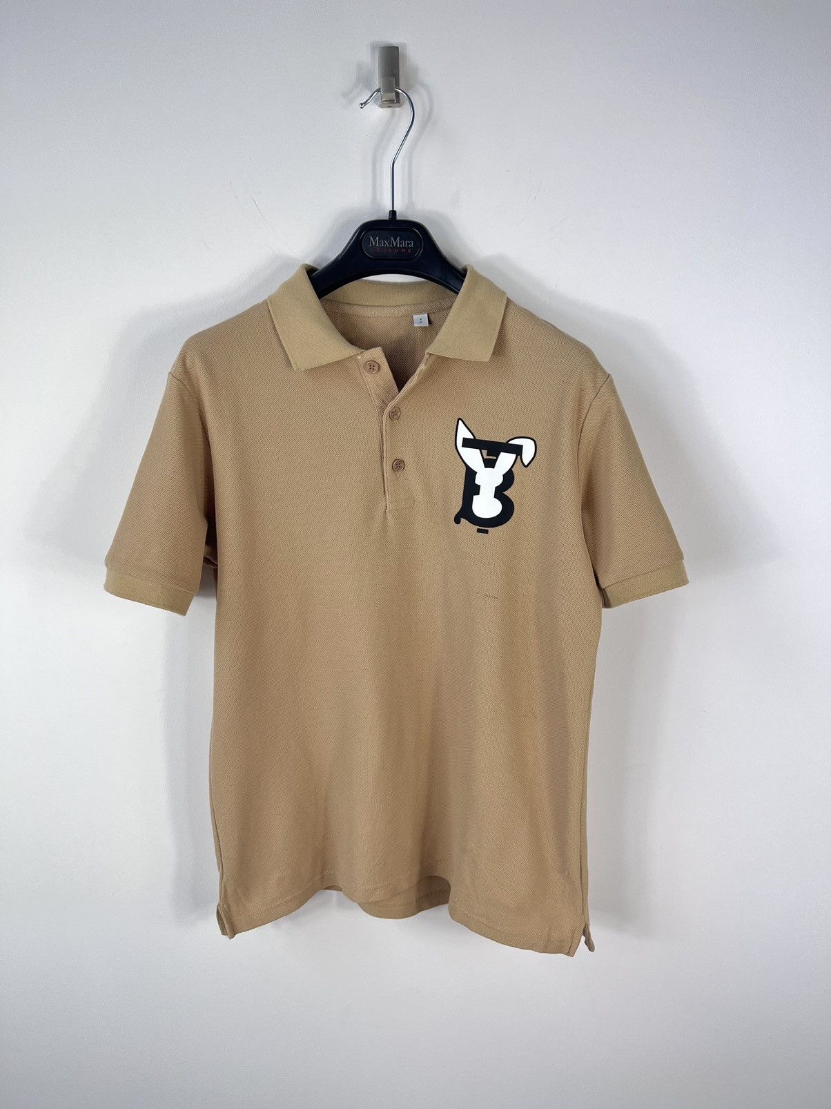 Burberry Rare Burberry Rabbit Polo Shirt Luxurious Streetwear Size US S / EU 44-46 / 1 - 2 Thumbnail