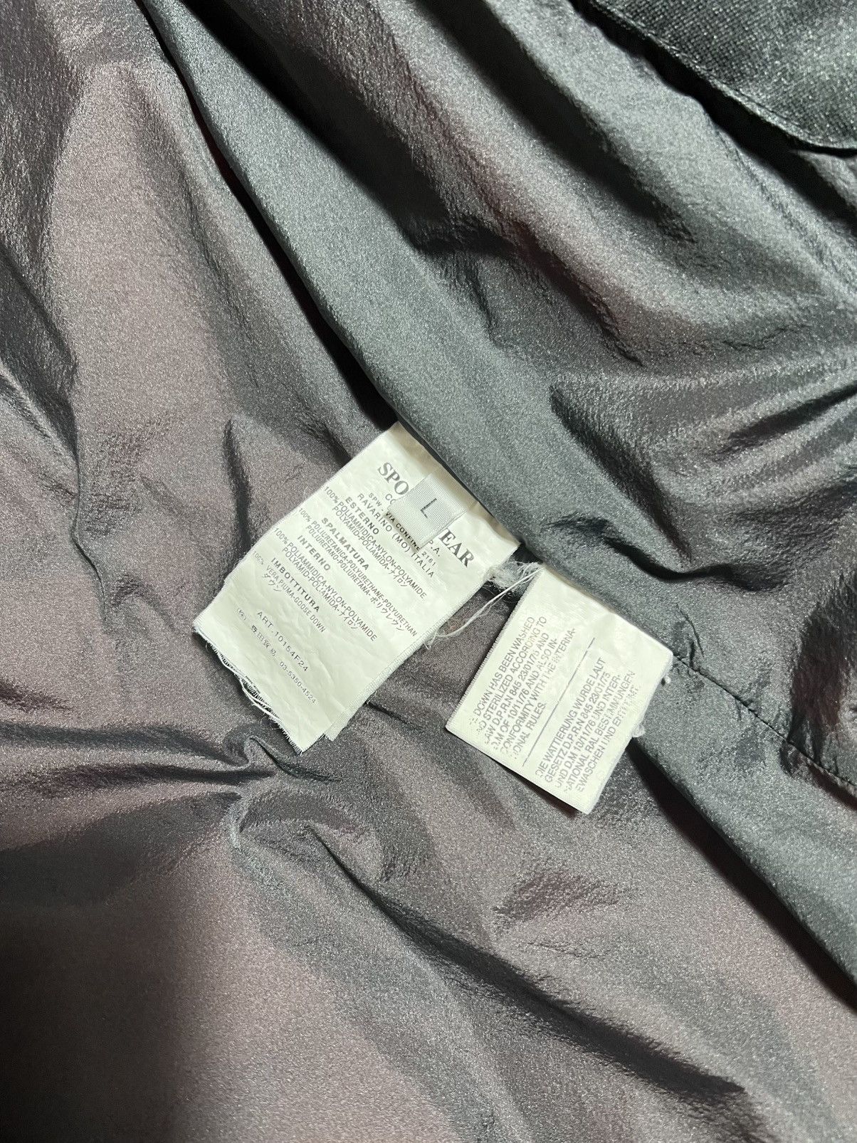 Stone Island × Vintage Stone Island OPAQUE NYLON TELA - A/W 2006 Size US L / EU 52-54 / 3 - 9 Thumbnail