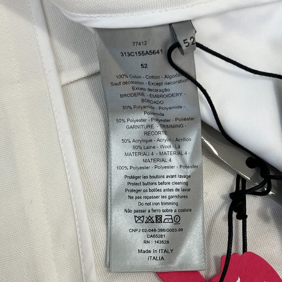 Dior × ERL DIOR 2023 Spring × ERL Hidden Bunny Embroidered Trousers Size US 44 / EU 60 - 10 Thumbnail
