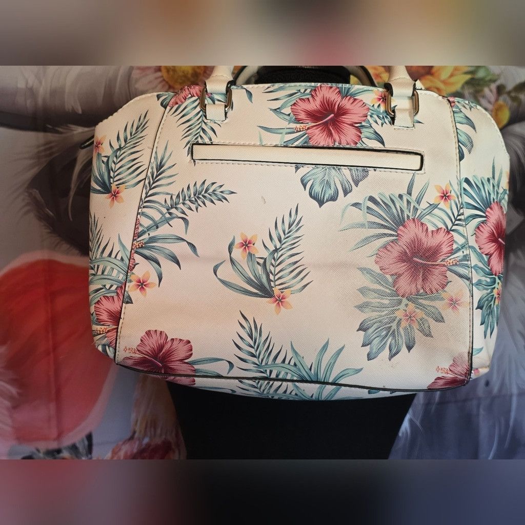 Guess Guess Vintage Floral Satchel Bag Size ONE SIZE - 4 Thumbnail