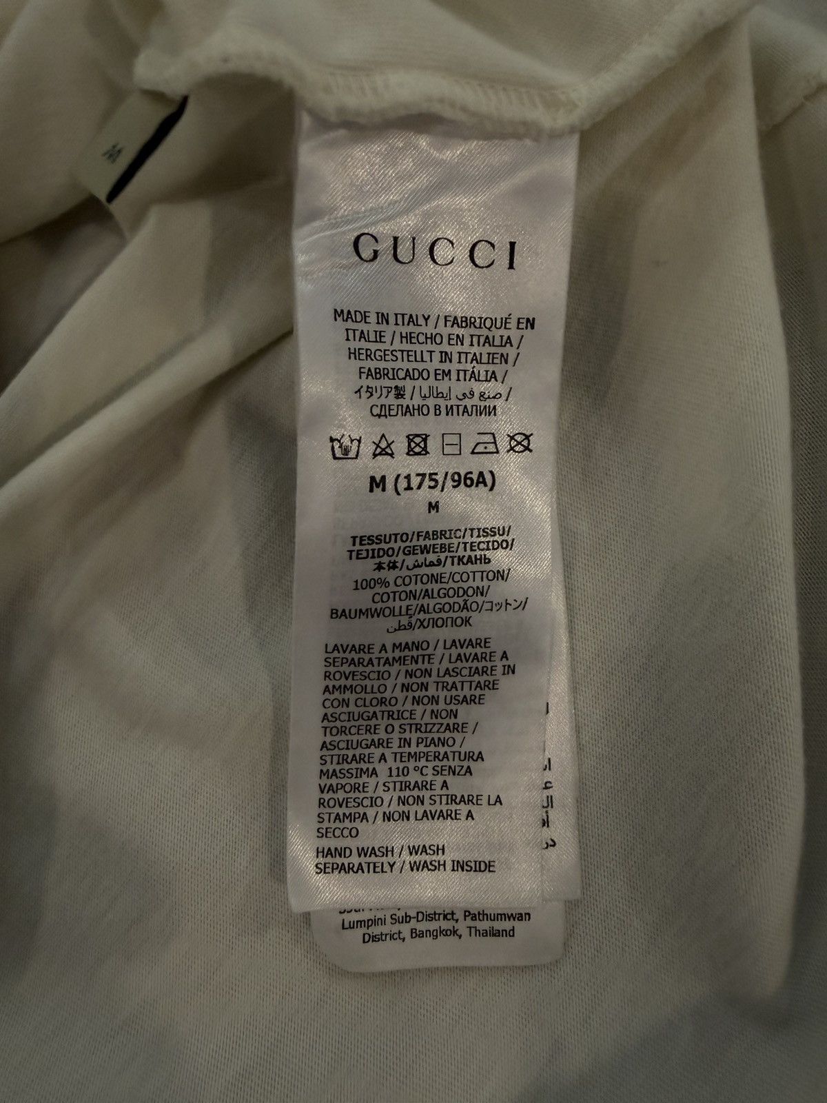 Gucci Size M - Gucci Cotton Jersey 'GUCCI FIRENZE 1921' Size US M / EU 48-50 / 2 - 9 Thumbnail