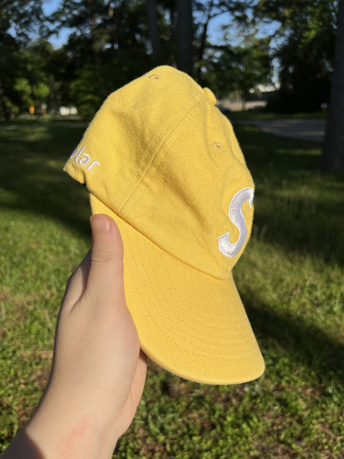 Supreme Supreme Kevlar Denim S Logo 6 Panel Cap | Grailed