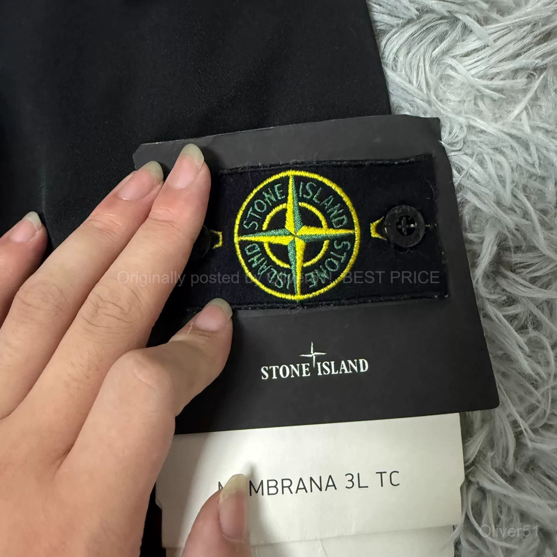 Stone Island Black Hooded Softshell Jacket Bfajabczg, Men's (Size Xl) — image 4 of 6